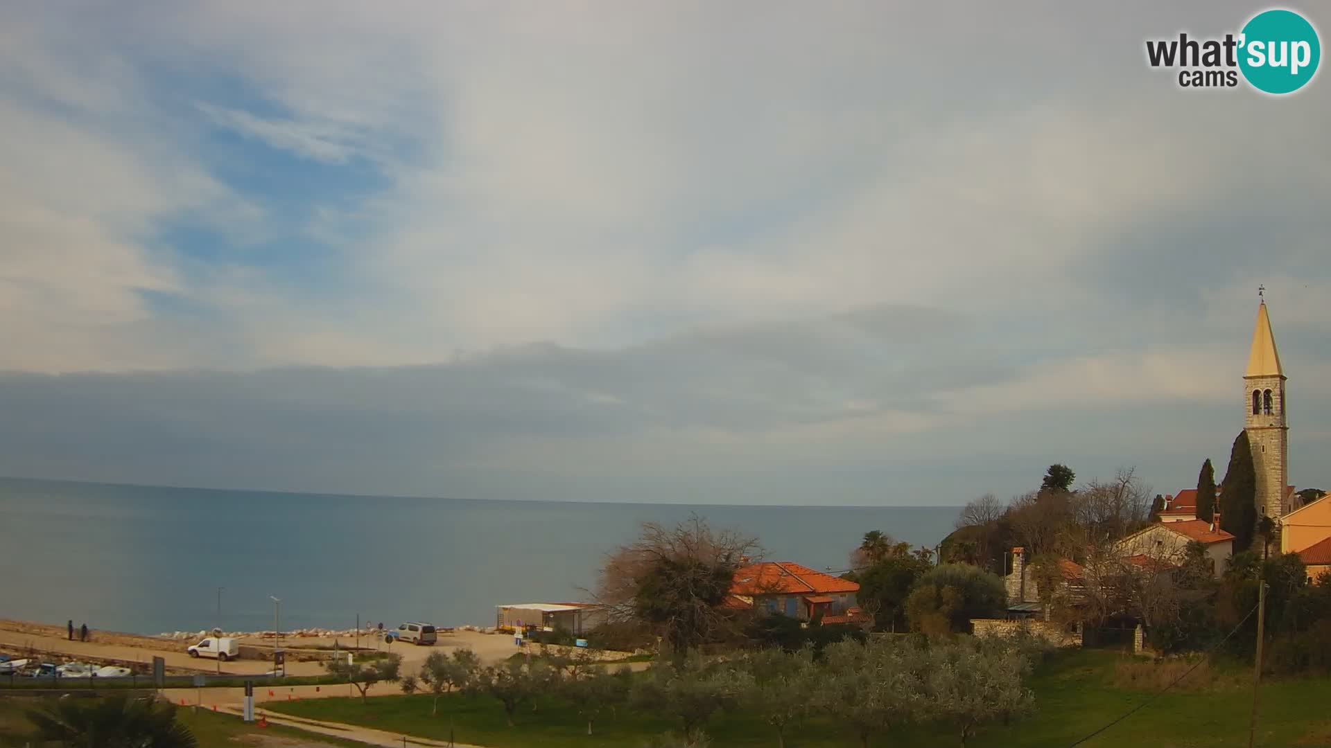 Umag Webcam en direct Lovrečica / San Lorenzo – Istrie – Croatie