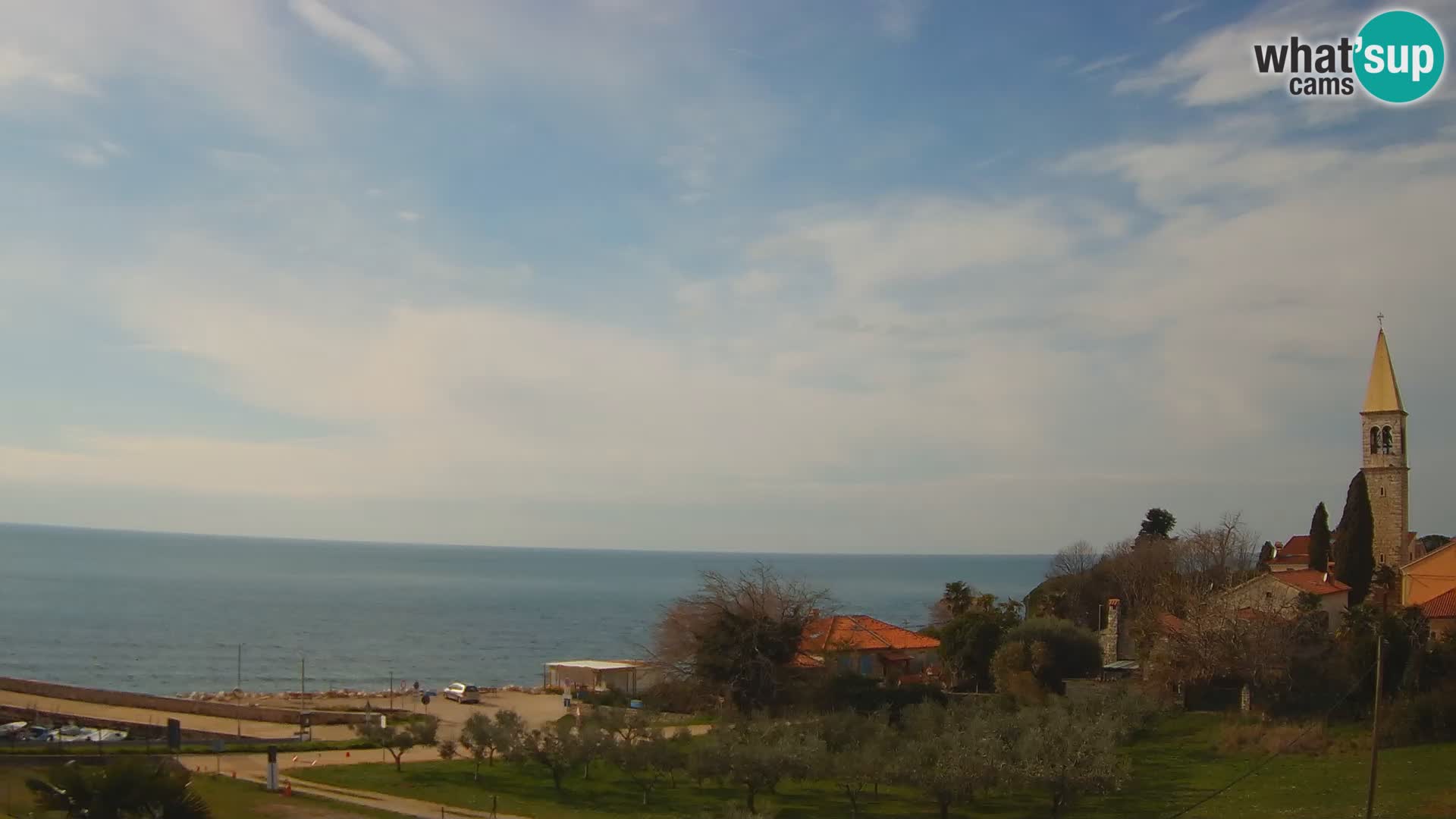 Umag Webcam en direct Lovrečica / San Lorenzo – Istrie – Croatie