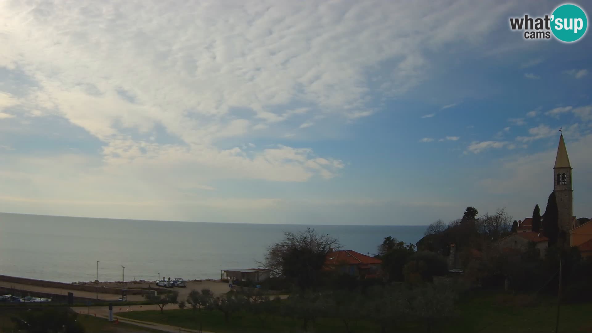 Umag Webcam uživo Lovrečica / San Lorenzo – Istra – Hrvatska