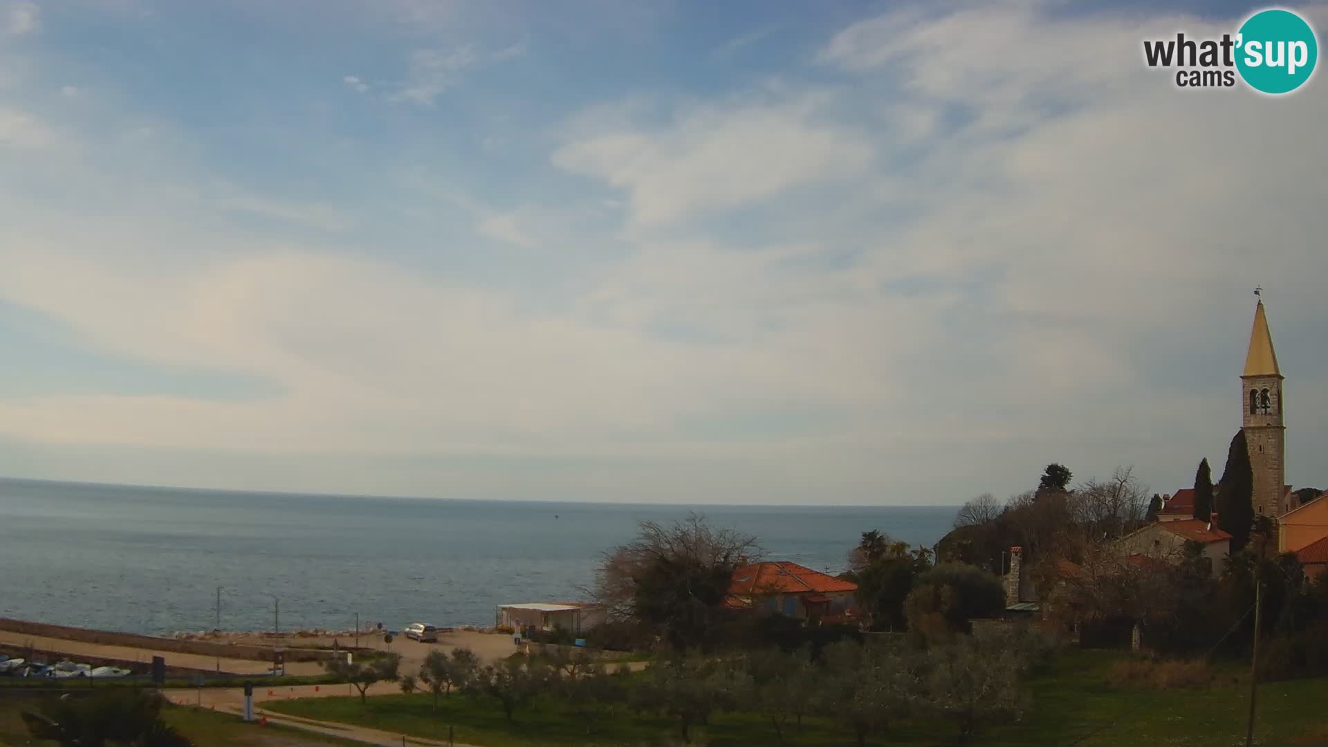 Umag Webcam uživo Lovrečica / San Lorenzo – Istra – Hrvatska