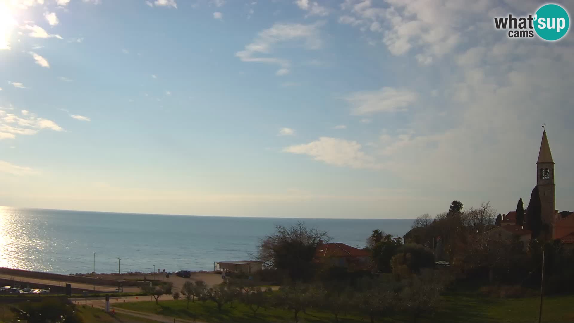 Umag Webcam en direct Lovrečica / San Lorenzo – Istrie – Croatie