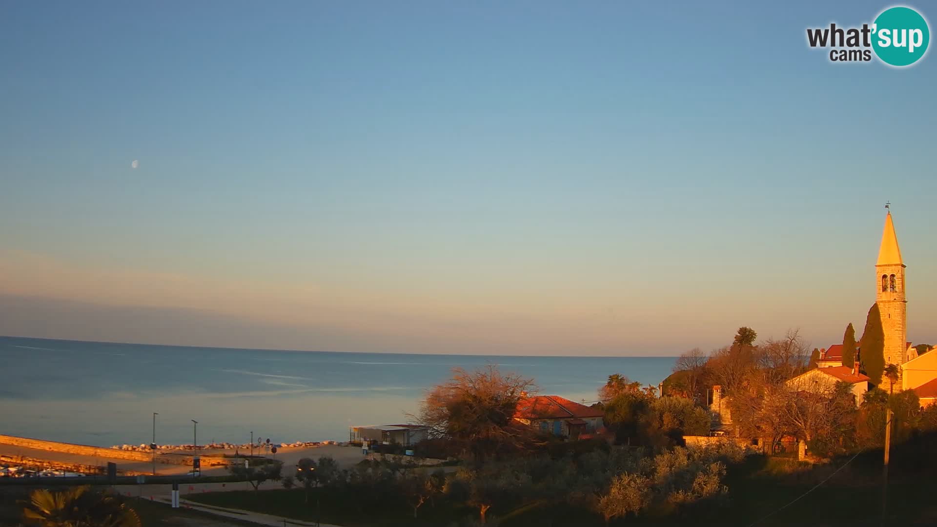 Umag Webcam uživo Lovrečica / San Lorenzo – Istra – Hrvatska