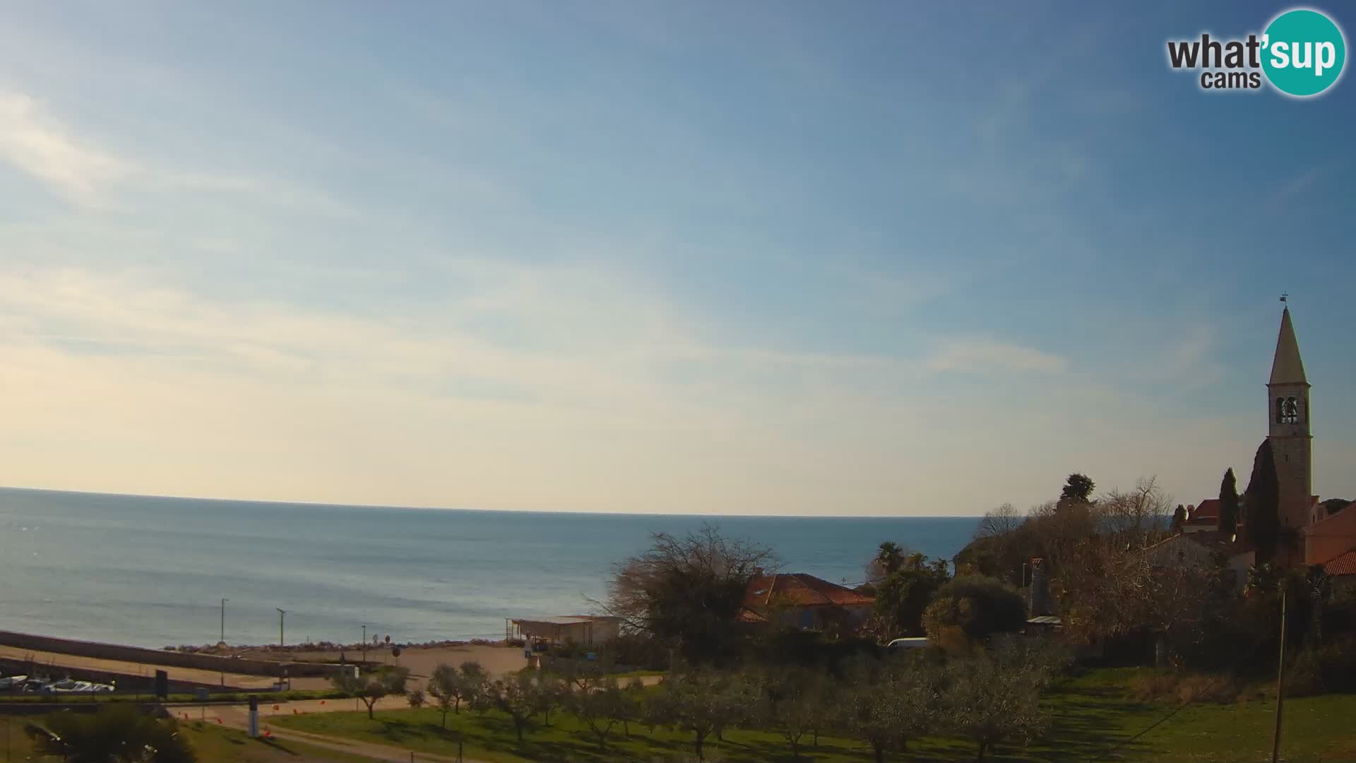 Umag Webcam en direct Lovrečica / San Lorenzo – Istrie – Croatie