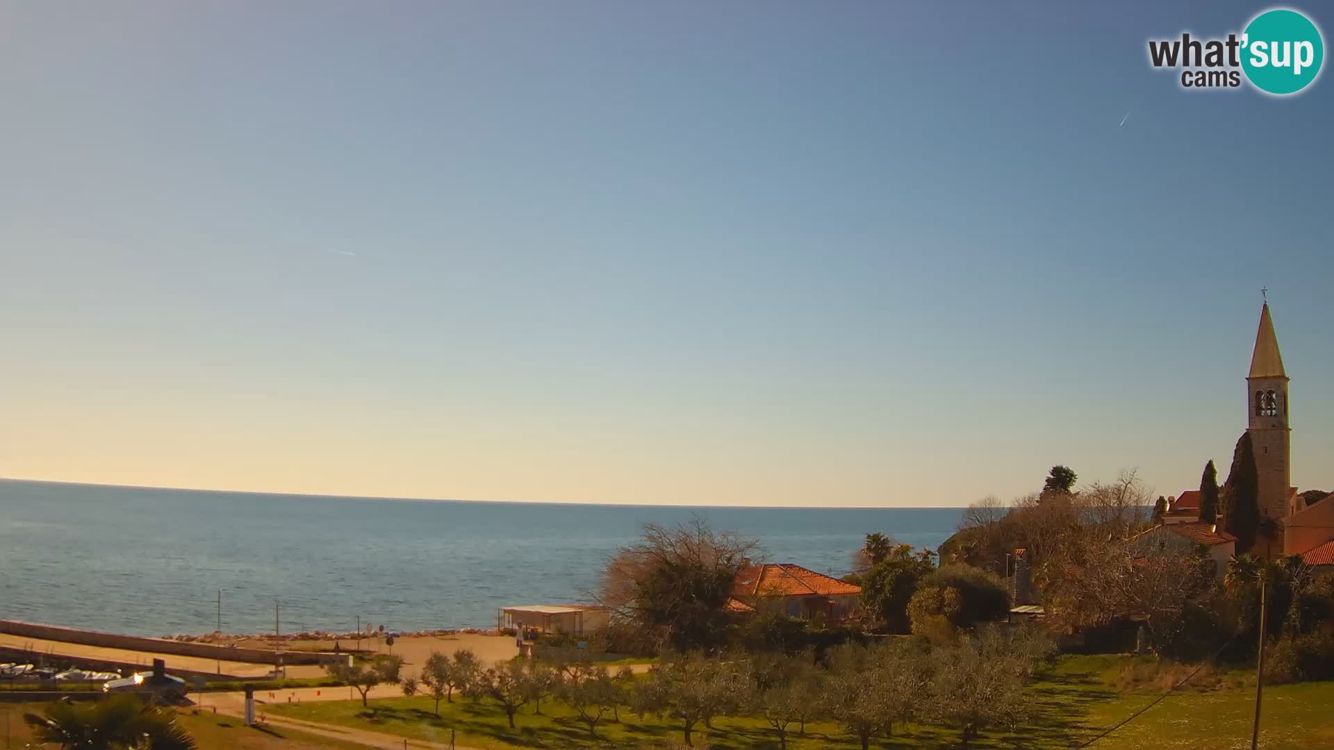 Umag Webcam uživo Lovrečica / San Lorenzo – Istra – Hrvatska