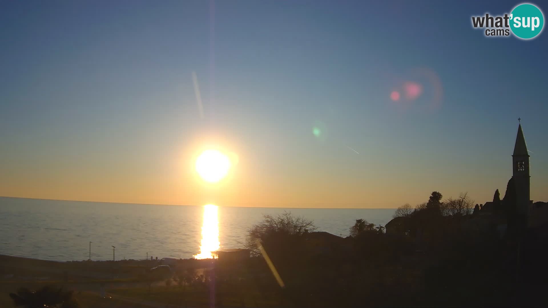 Umag Webcam uživo Lovrečica / San Lorenzo – Istra – Hrvatska