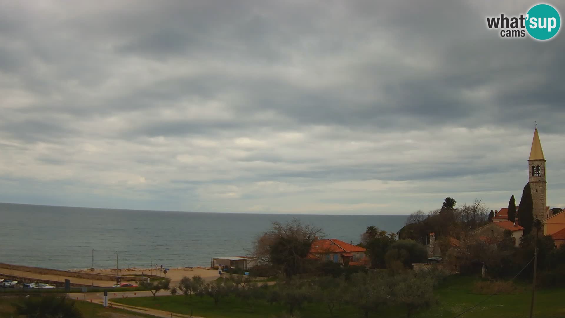 Umag Webcam en direct Lovrečica / San Lorenzo – Istrie – Croatie