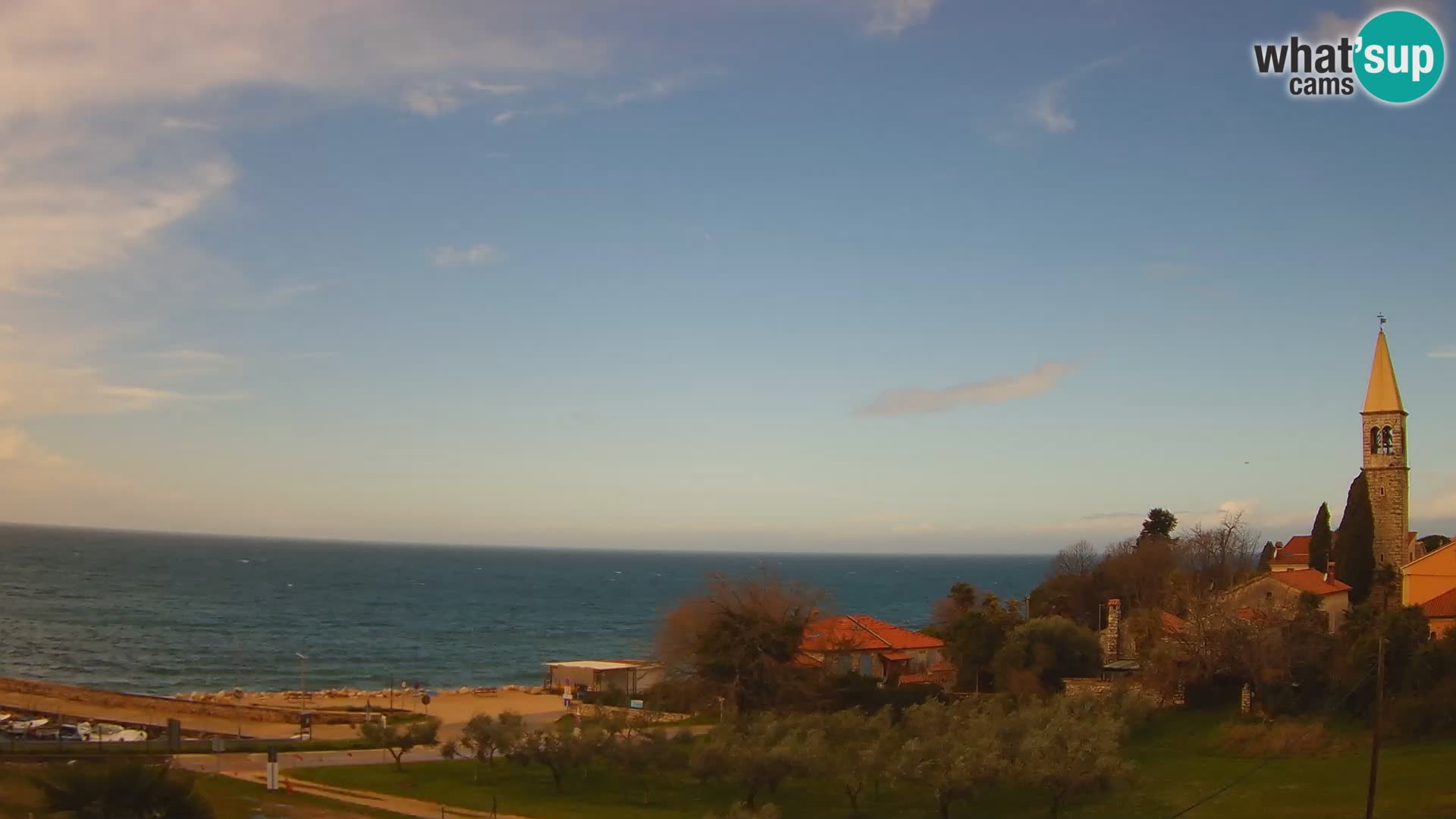 Umag Webcam en direct Lovrečica / San Lorenzo – Istrie – Croatie