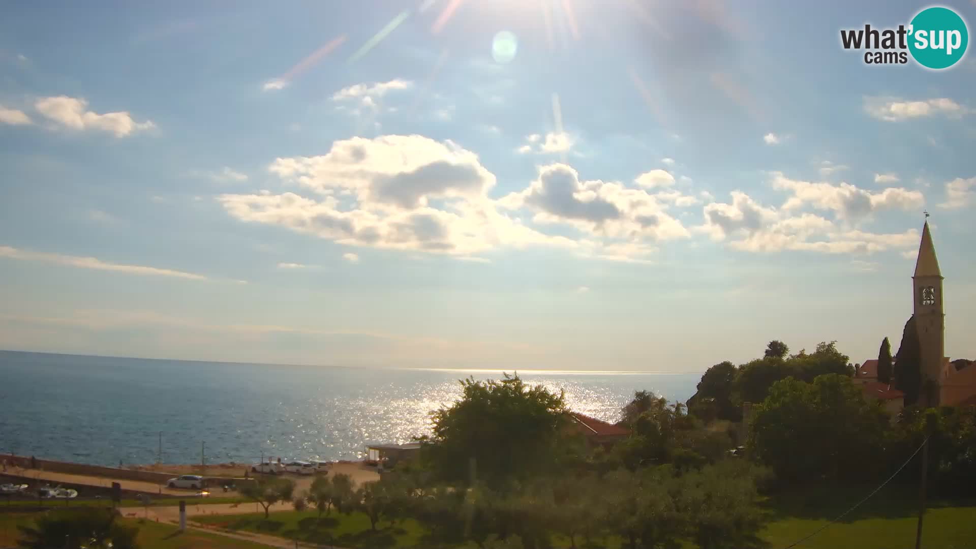 Umag Webcam en direct Lovrečica / San Lorenzo – Istrie – Croatie