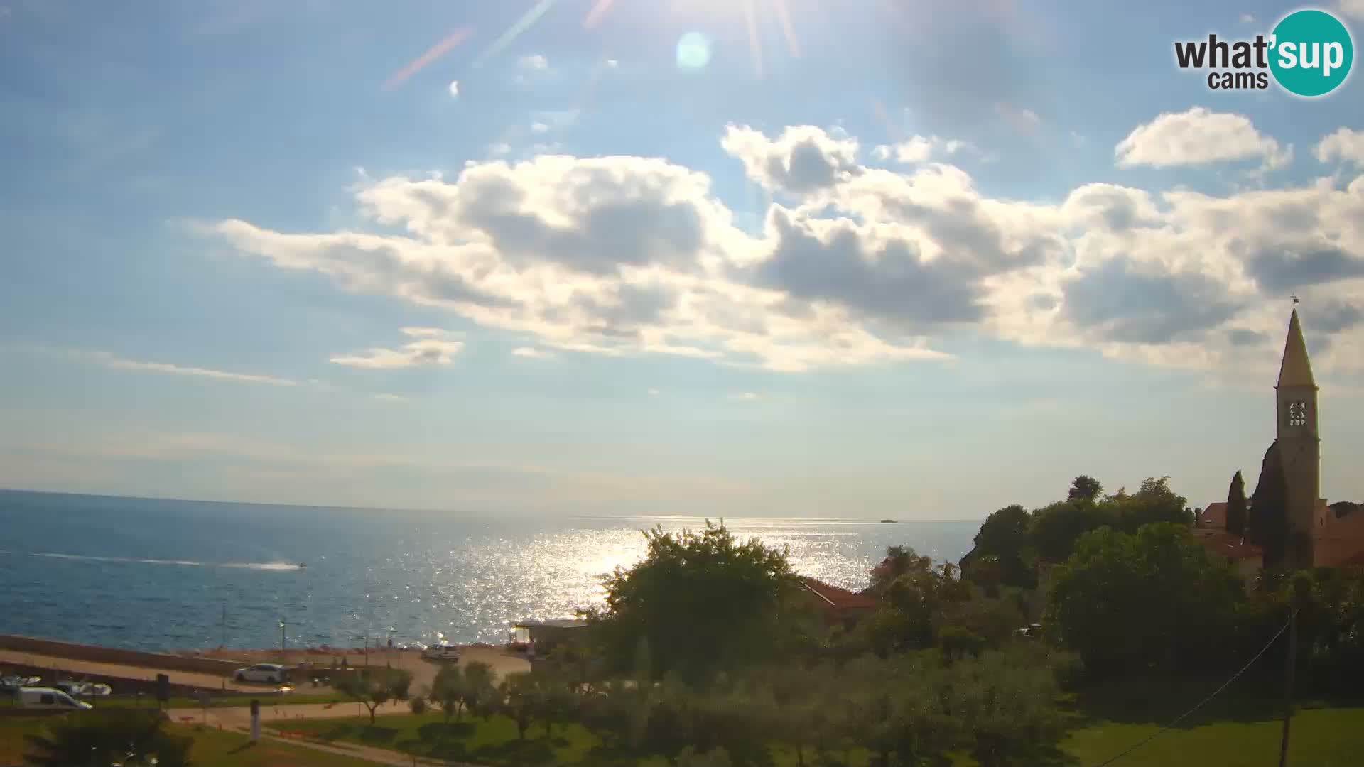 Umag spletna kamera Lovrečica – Istra – Hrvaška