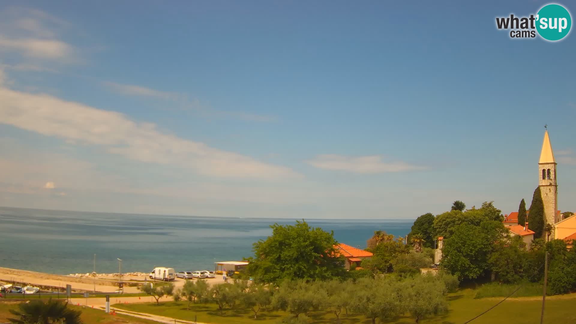 Umag spletna kamera Lovrečica – Istra – Hrvaška