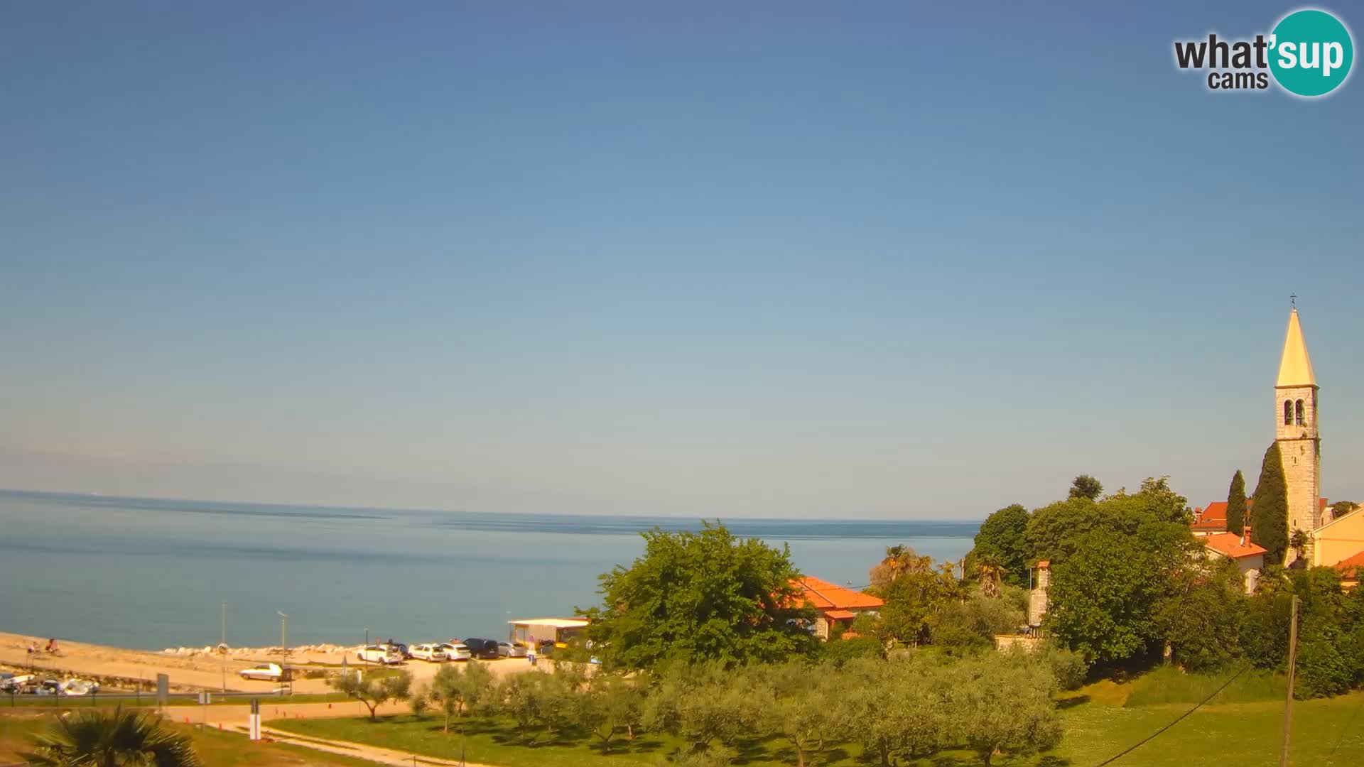 Umag Webcam en direct Lovrečica / San Lorenzo – Istrie – Croatie