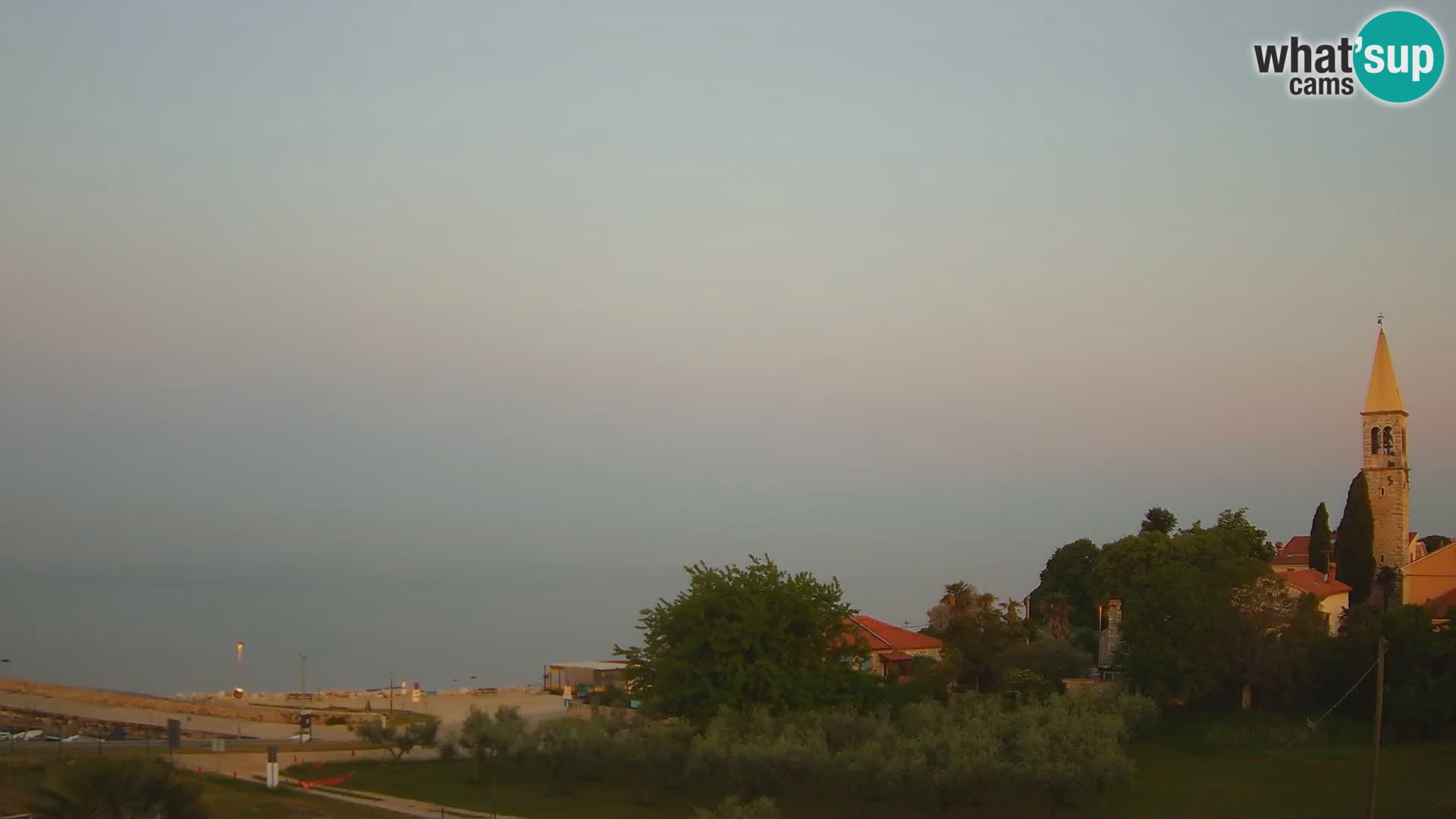 Umag Webcam en direct Lovrečica / San Lorenzo – Istrie – Croatie
