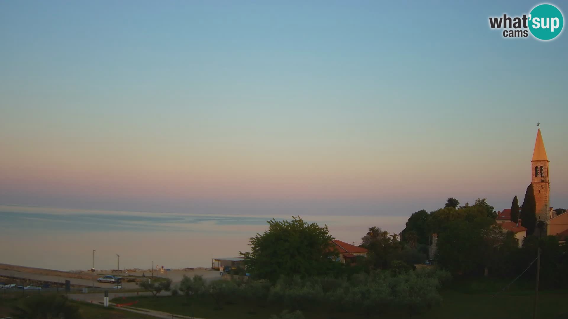 Umag Webcam en direct Lovrečica / San Lorenzo – Istrie – Croatie