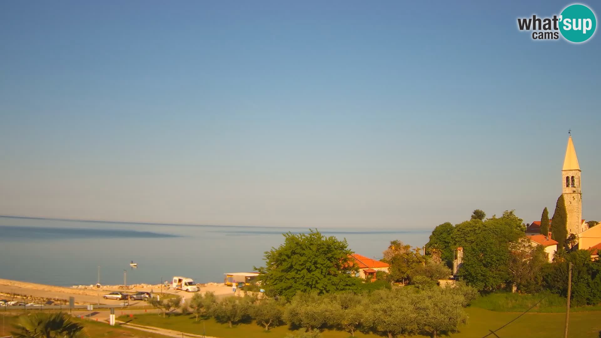 Umag spletna kamera Lovrečica – Istra – Hrvaška