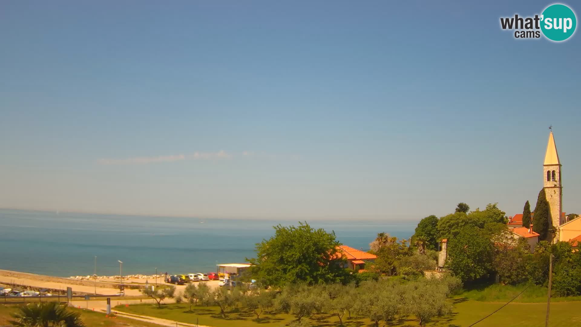 Umag Webcam uživo Lovrečica / San Lorenzo – Istra – Hrvatska