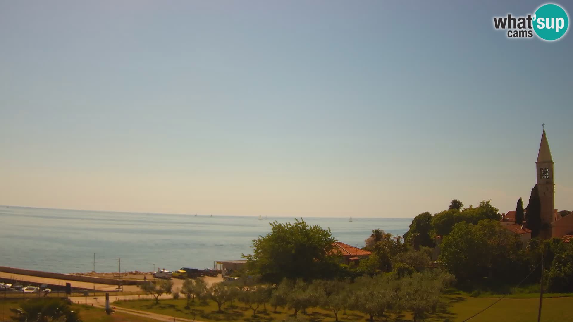 Umag spletna kamera Lovrečica – Istra – Hrvaška