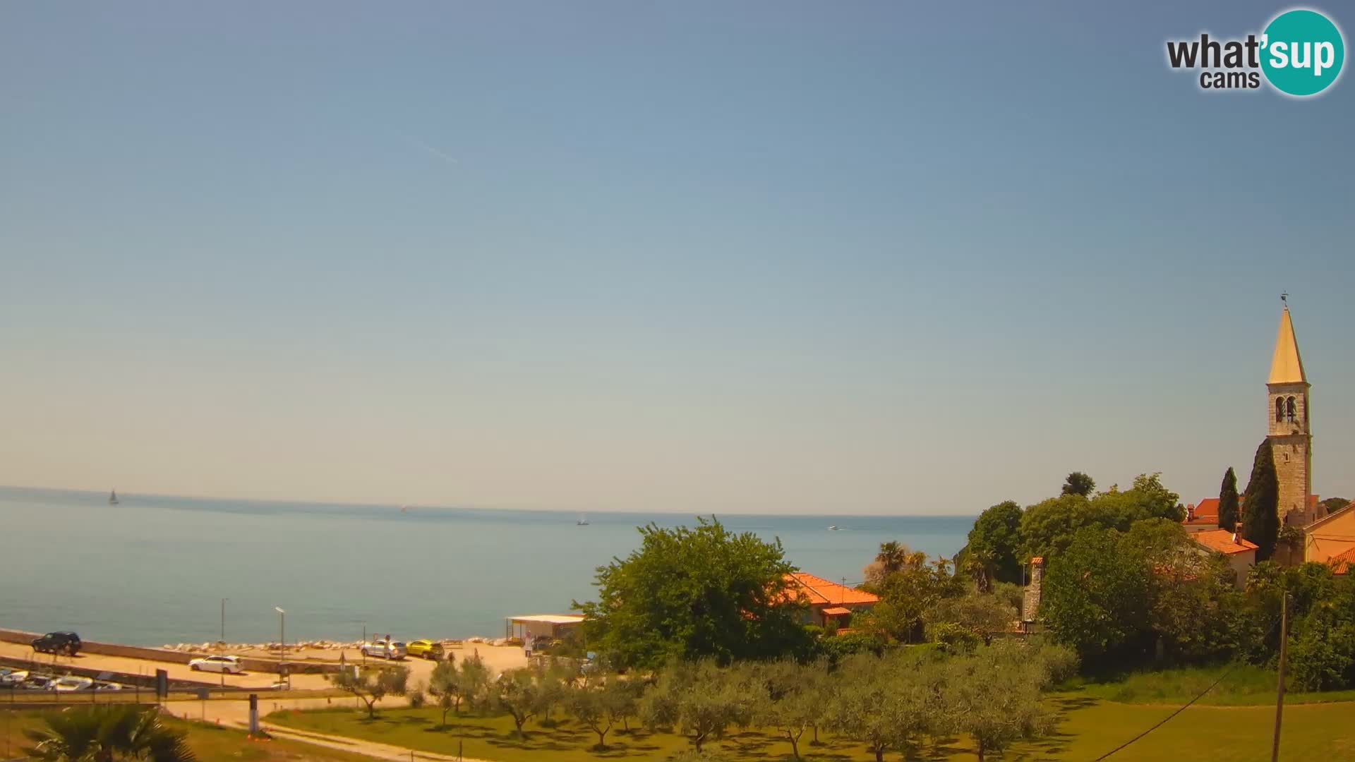 Umag spletna kamera Lovrečica – Istra – Hrvaška