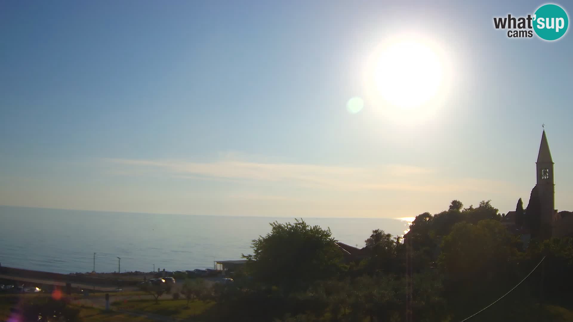 Umag Webcam en direct Lovrečica / San Lorenzo – Istrie – Croatie