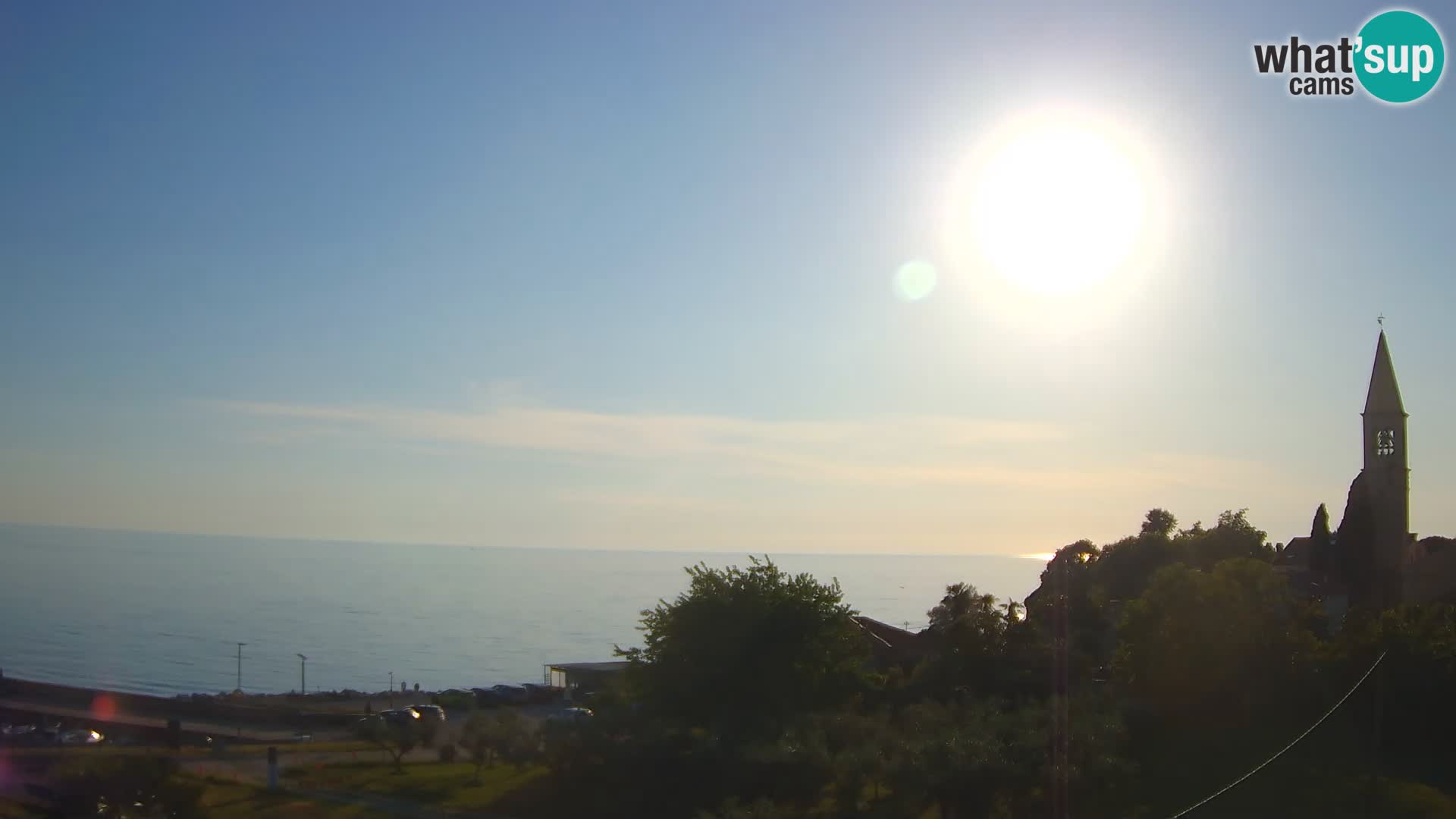 Umag spletna kamera Lovrečica – Istra – Hrvaška