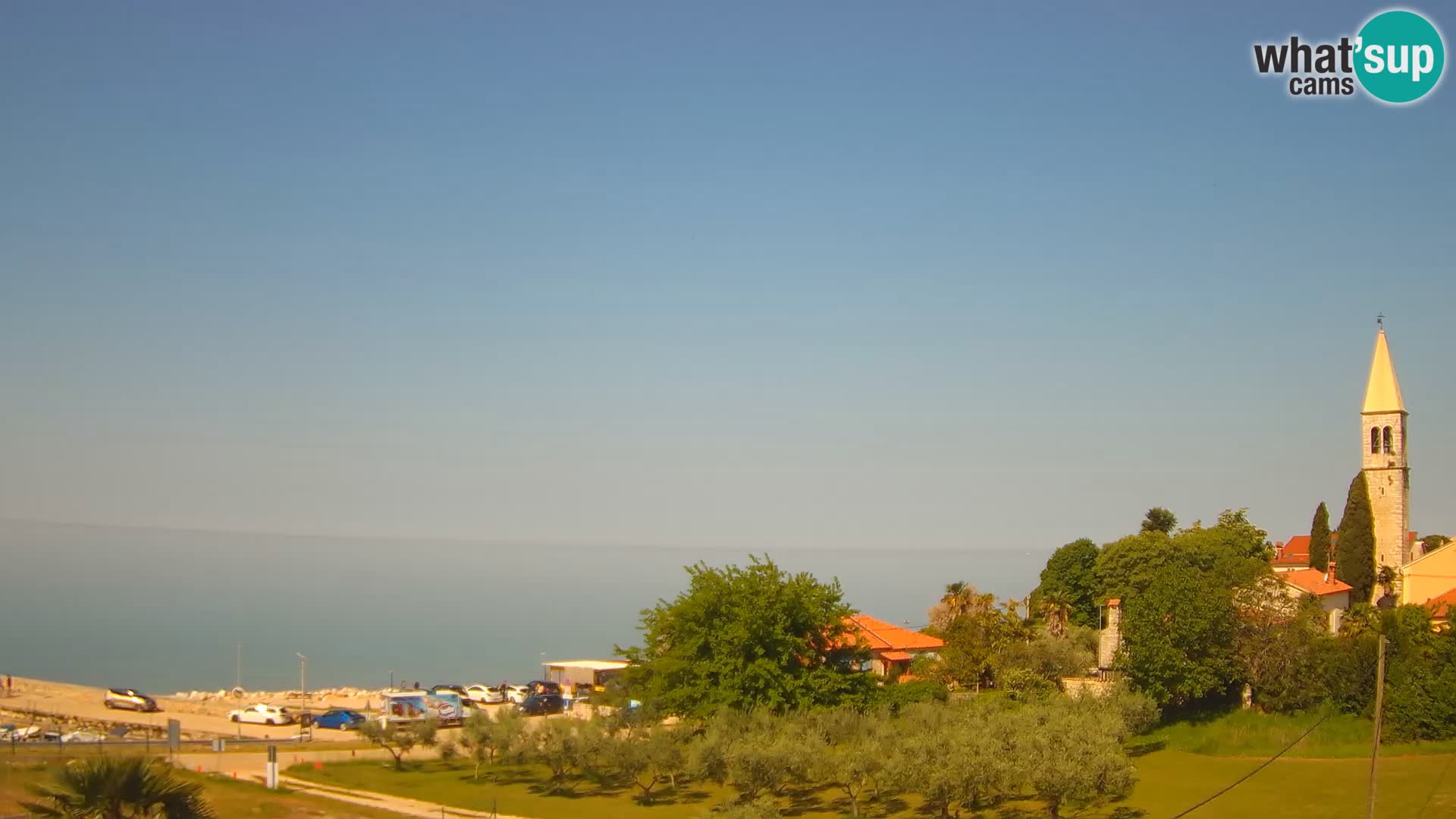Umag Webcam en direct Lovrečica / San Lorenzo – Istrie – Croatie