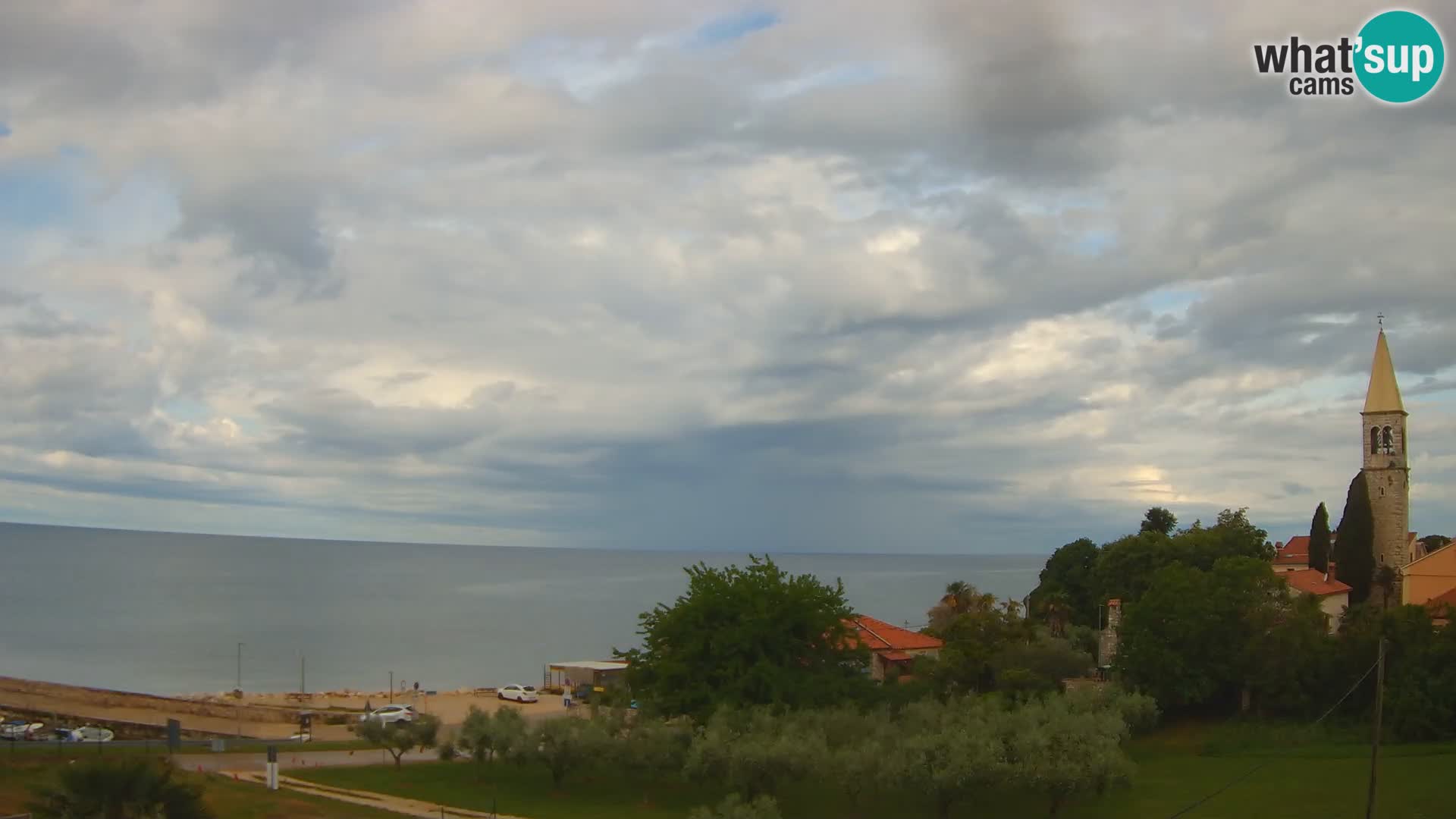 Umag Webcam uživo Lovrečica / San Lorenzo – Istra – Hrvatska