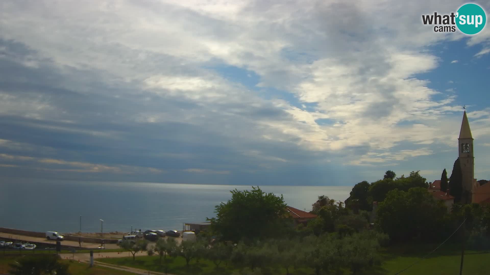 Umag Webcam uživo Lovrečica / San Lorenzo – Istra – Hrvatska