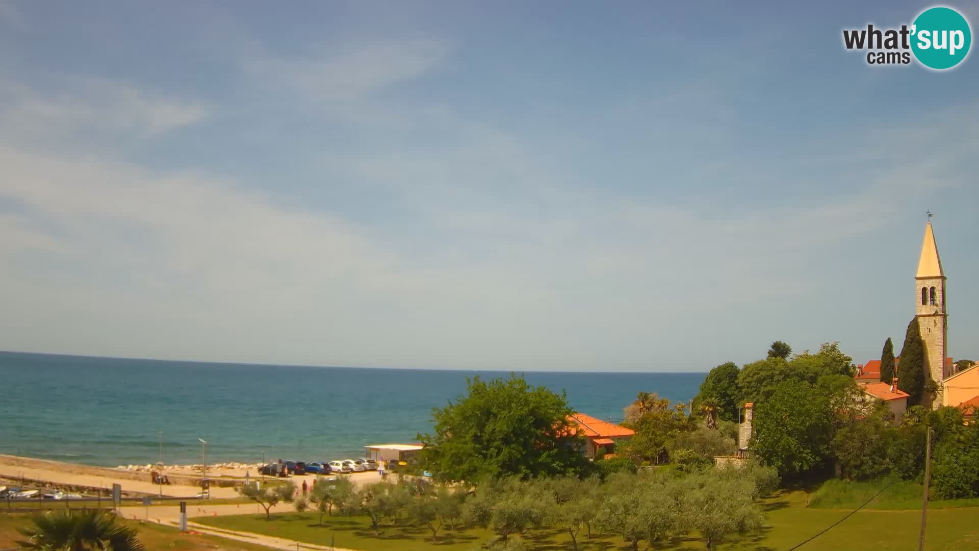 Umag Webcam en direct Lovrečica / San Lorenzo – Istrie – Croatie