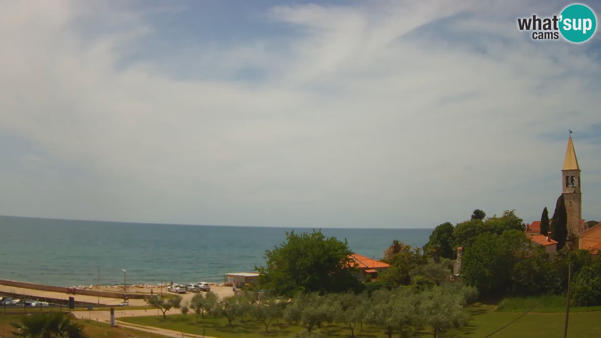 Umag Webcam uživo Lovrečica / San Lorenzo – Istra – Hrvatska
