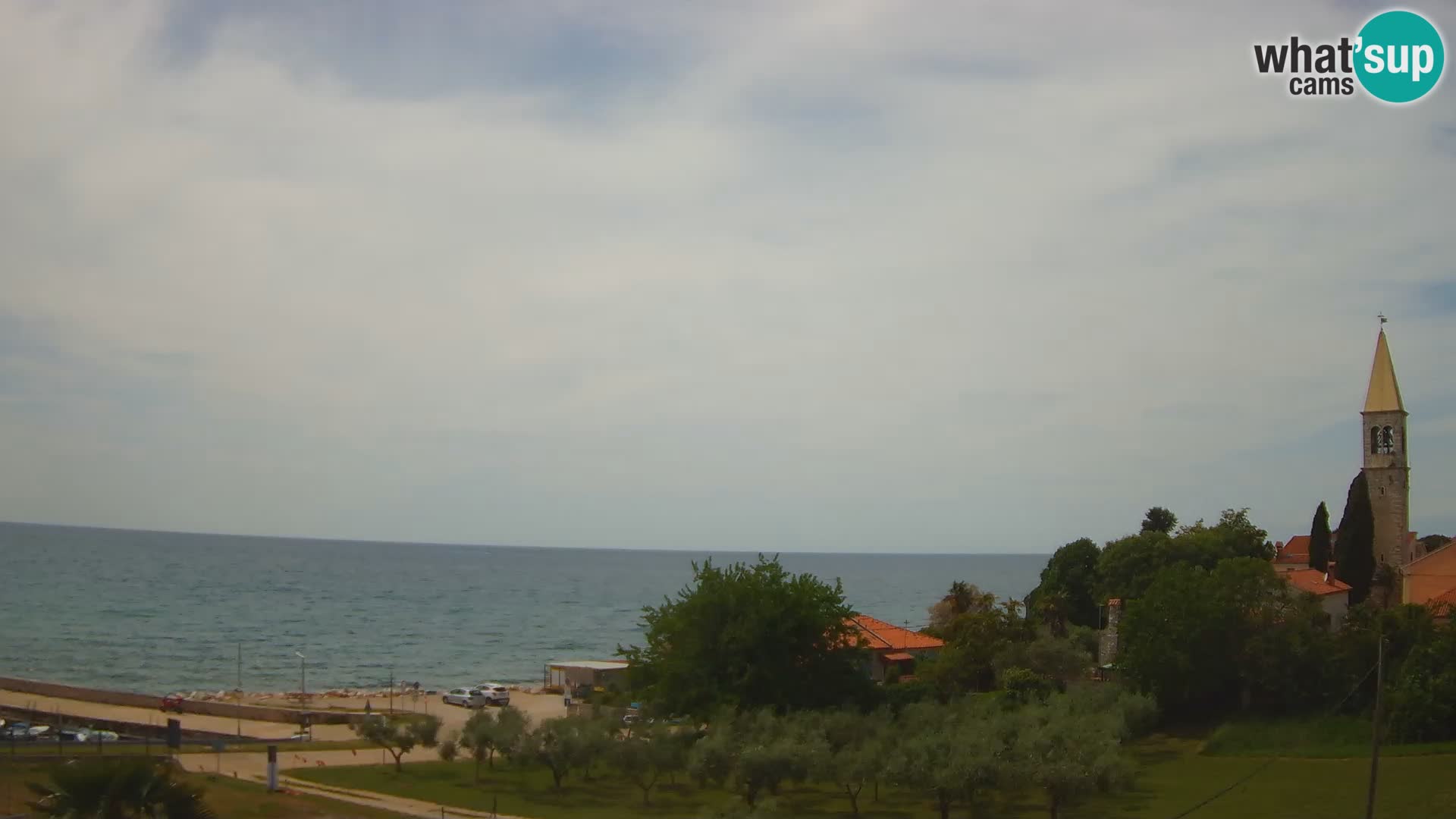 Umag Webcam uživo Lovrečica / San Lorenzo – Istra – Hrvatska