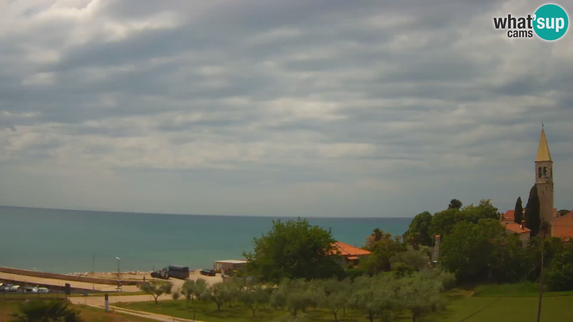 Umag Webcam en direct Lovrečica / San Lorenzo – Istrie – Croatie