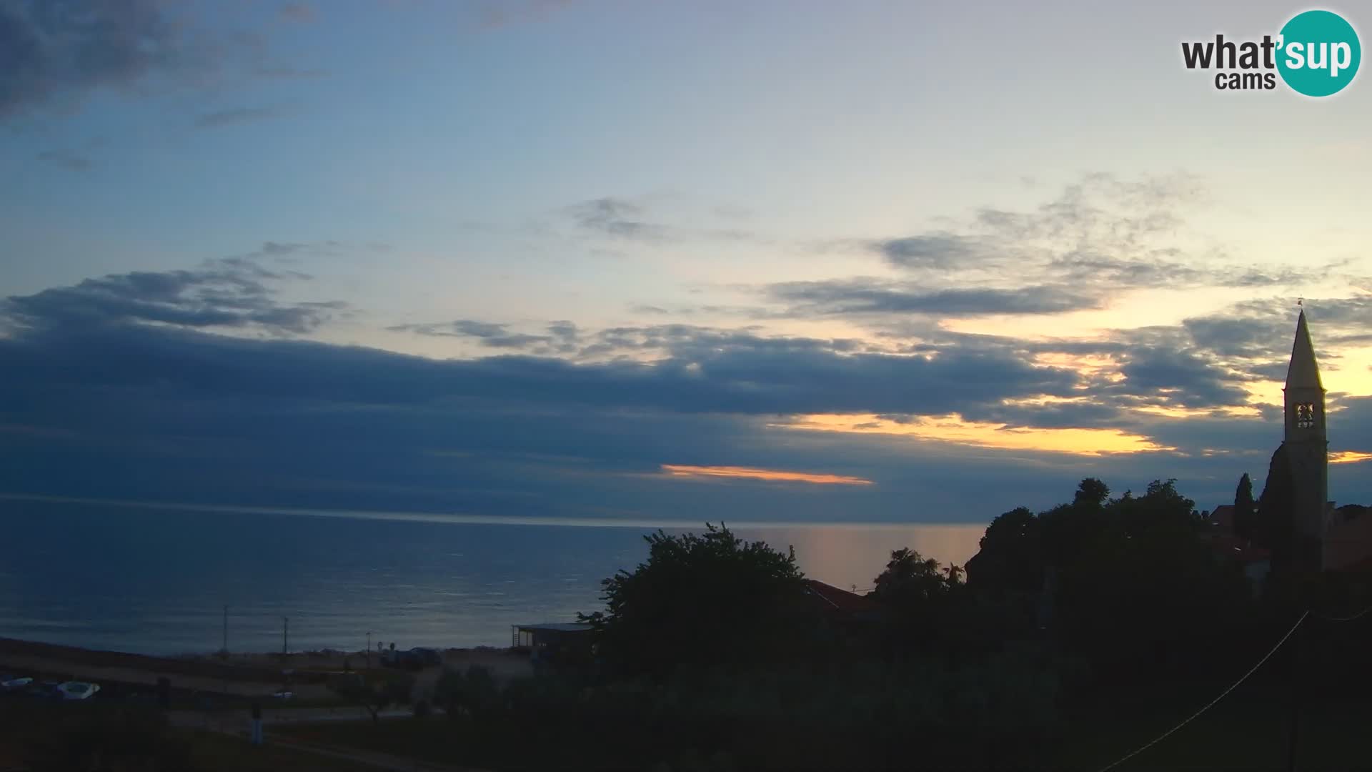 Umag Webcam en direct Lovrečica / San Lorenzo – Istrie – Croatie