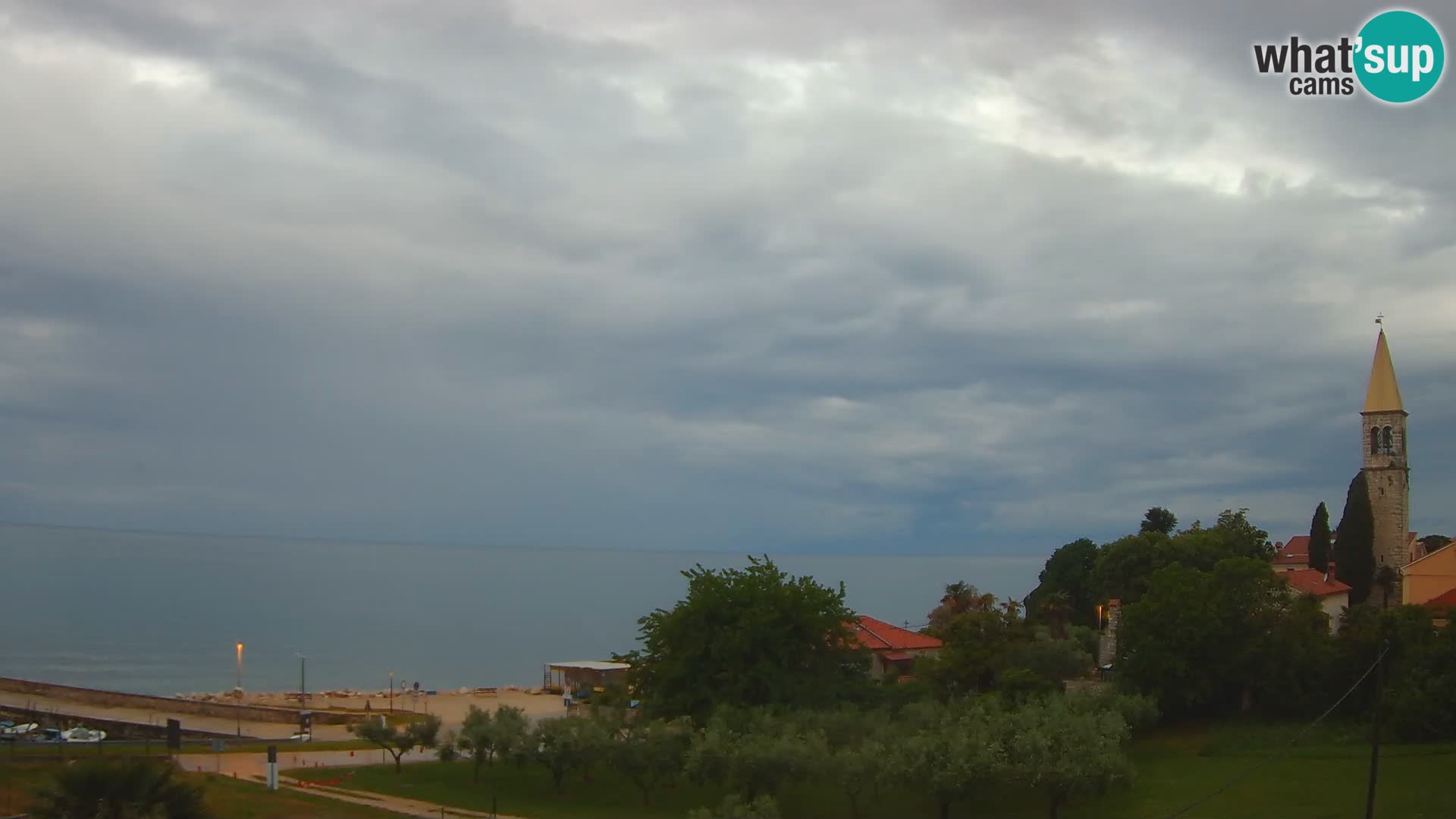 Umag Webcam en direct Lovrečica / San Lorenzo – Istrie – Croatie