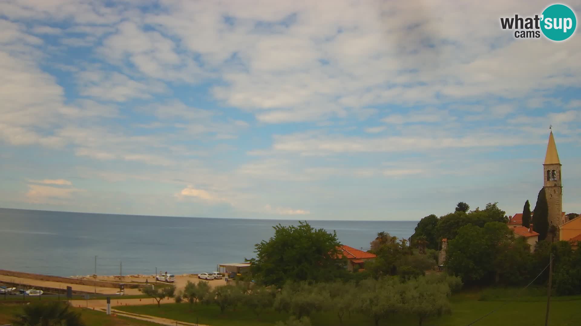 Umag Webcam uživo Lovrečica / San Lorenzo – Istra – Hrvatska