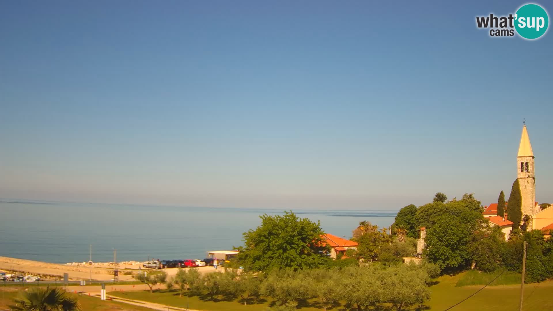 Umag spletna kamera Lovrečica – Istra – Hrvaška