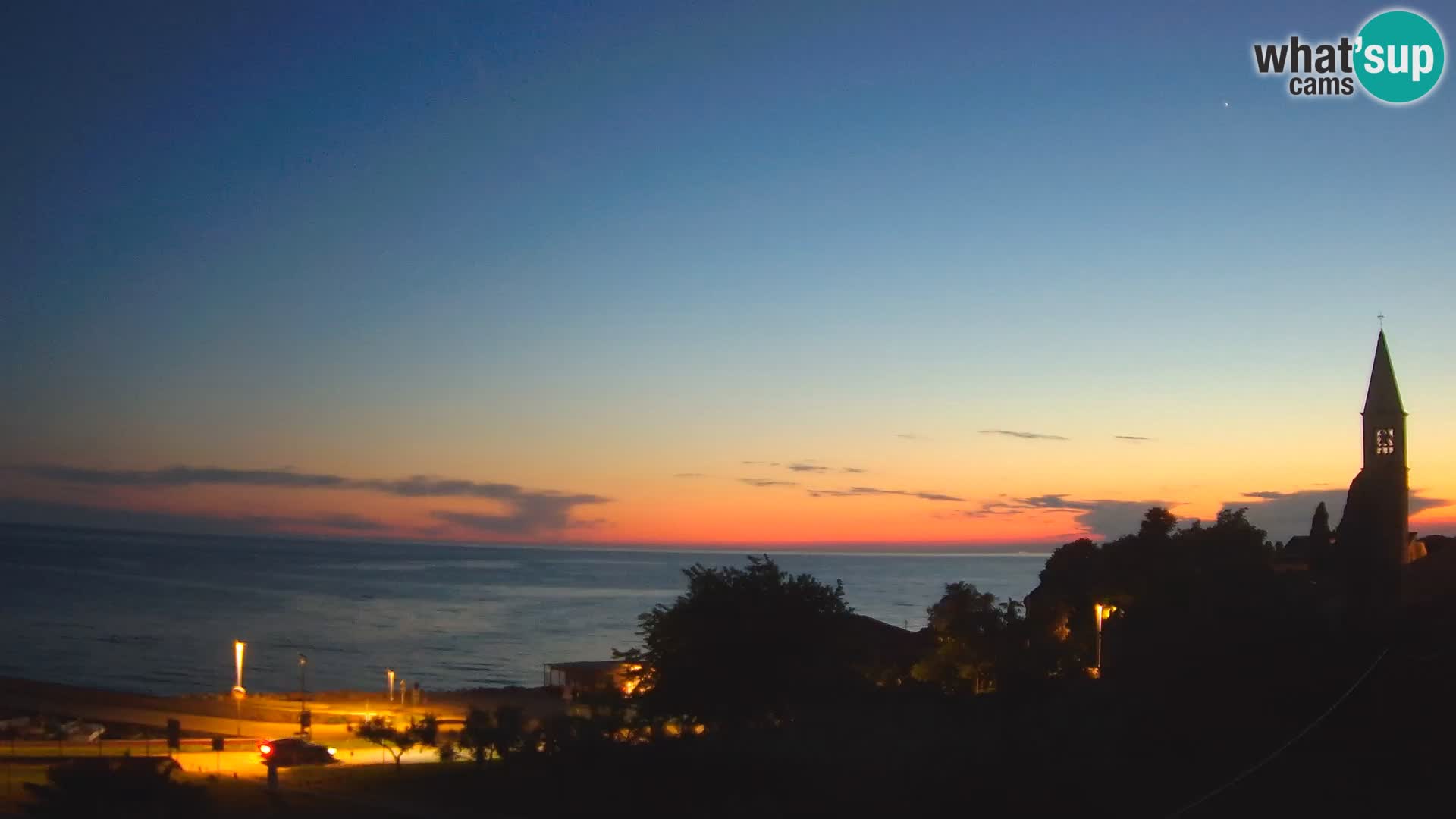Umag Webcam en direct Lovrečica / San Lorenzo – Istrie – Croatie