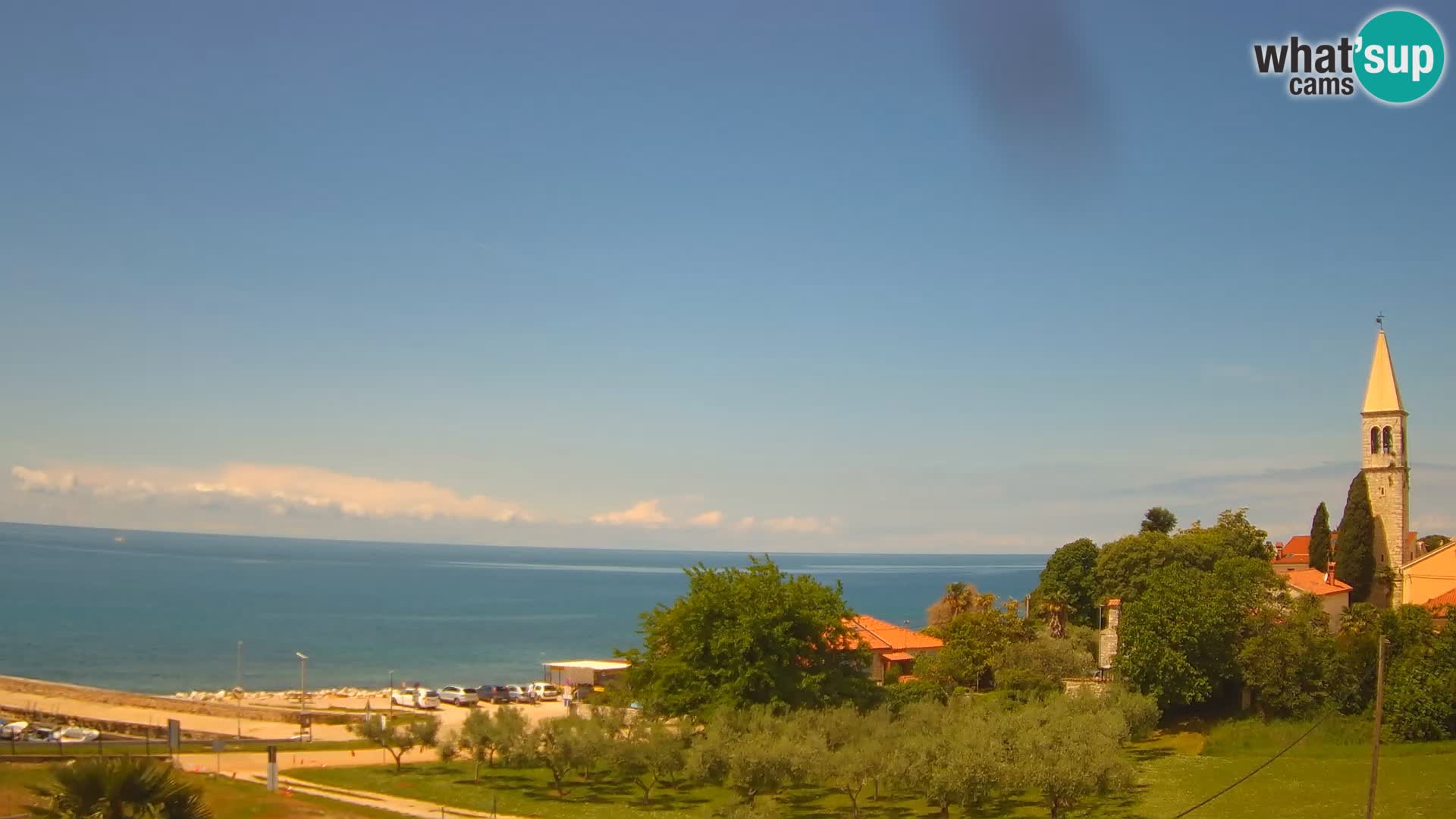 Umag Webcam uživo Lovrečica / San Lorenzo – Istra – Hrvatska
