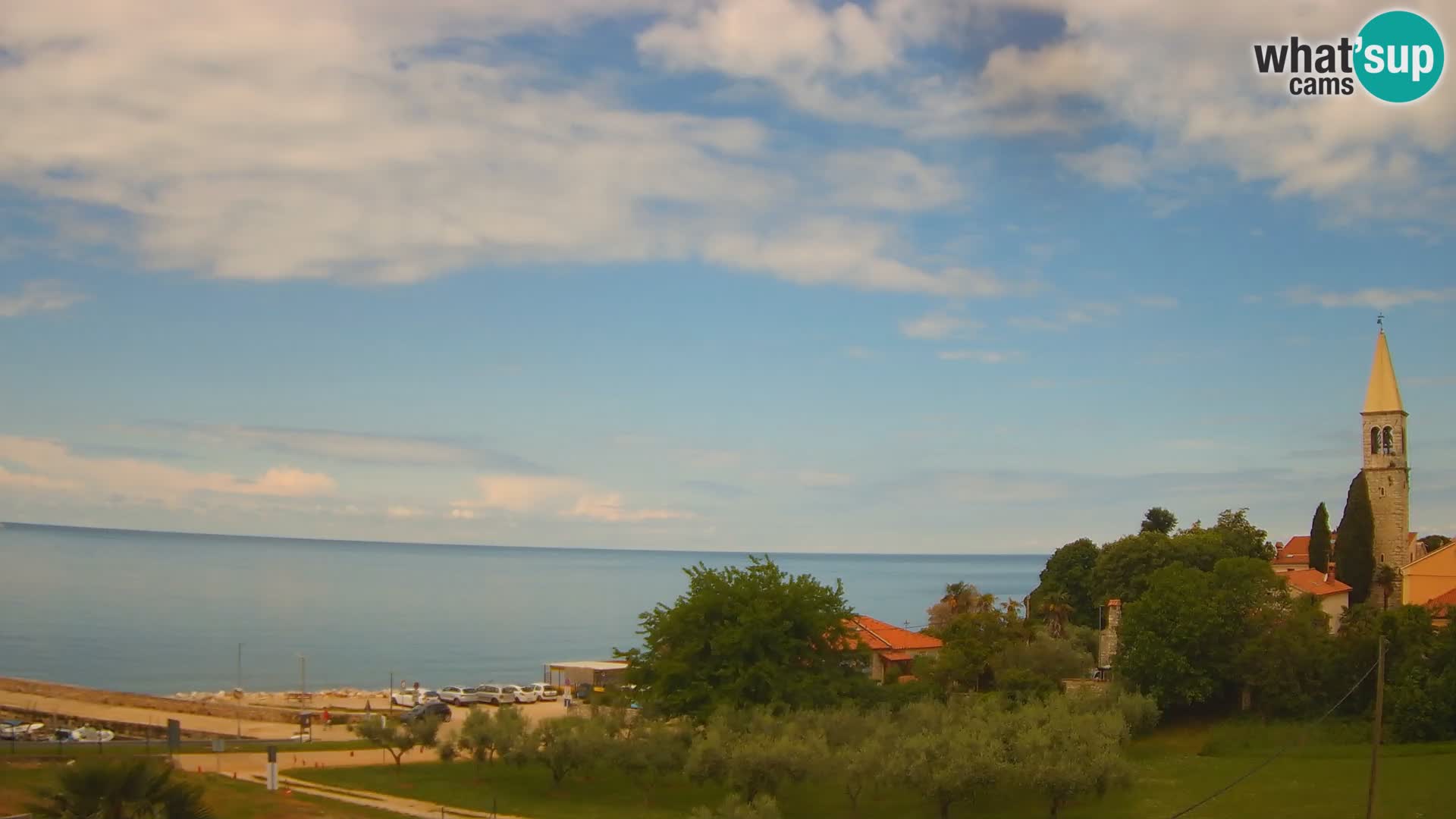 Umag spletna kamera Lovrečica – Istra – Hrvaška