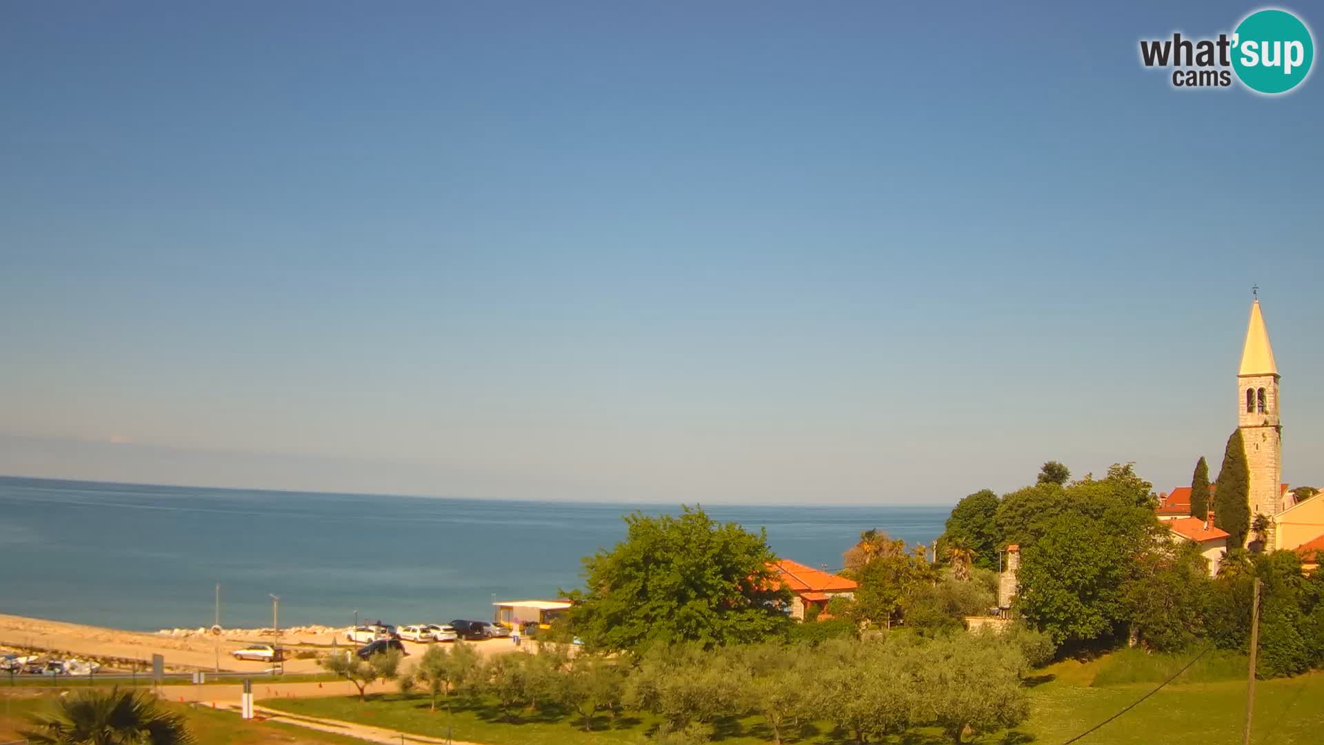 Umag Webcam en direct Lovrečica / San Lorenzo – Istrie – Croatie