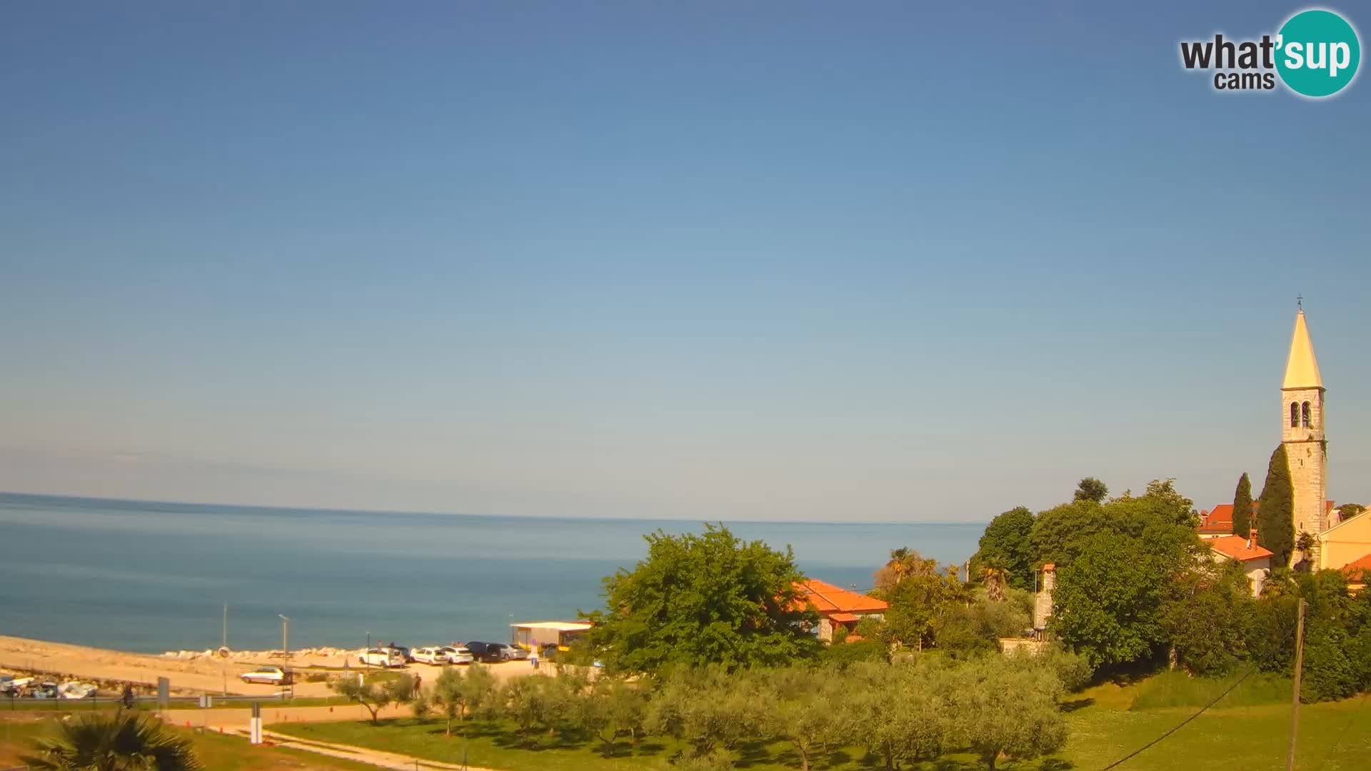 Umag Webcam uživo Lovrečica / San Lorenzo – Istra – Hrvatska