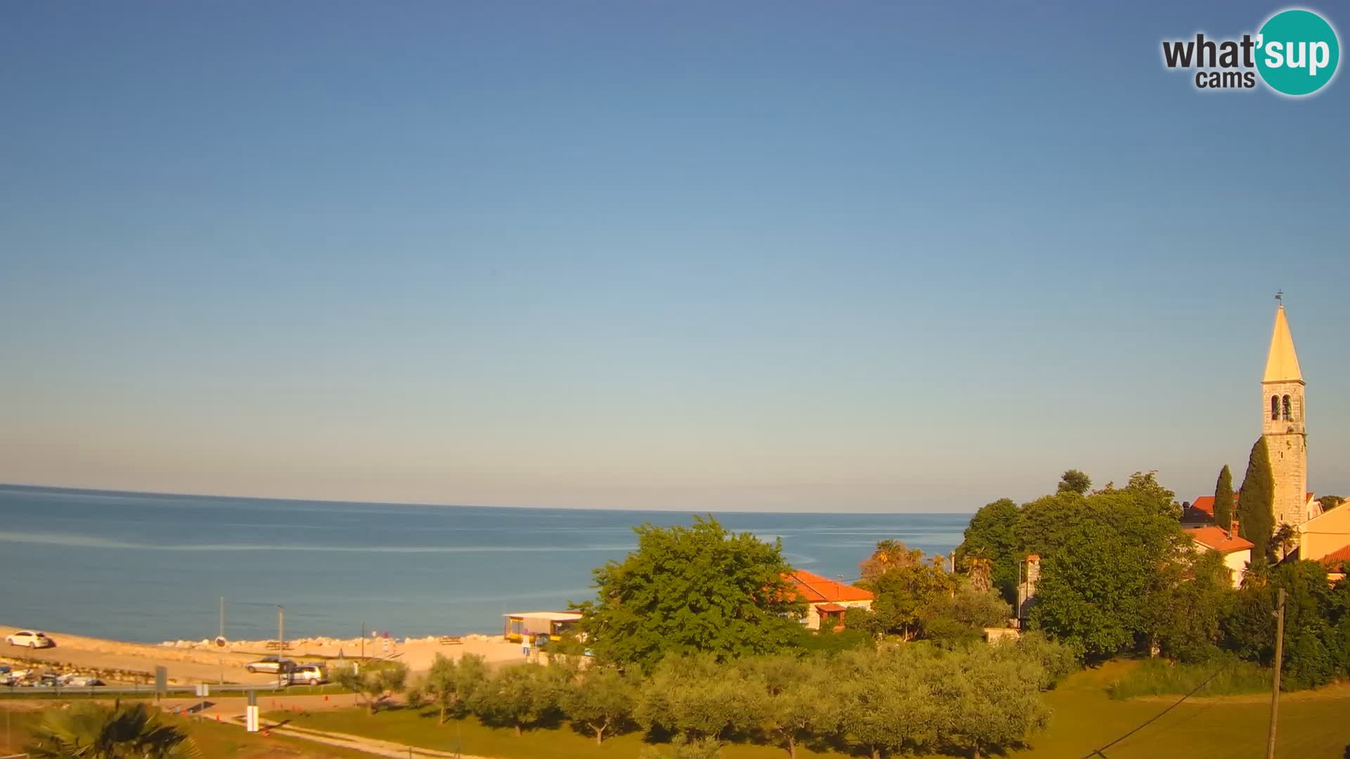 Umag spletna kamera Lovrečica – Istra – Hrvaška