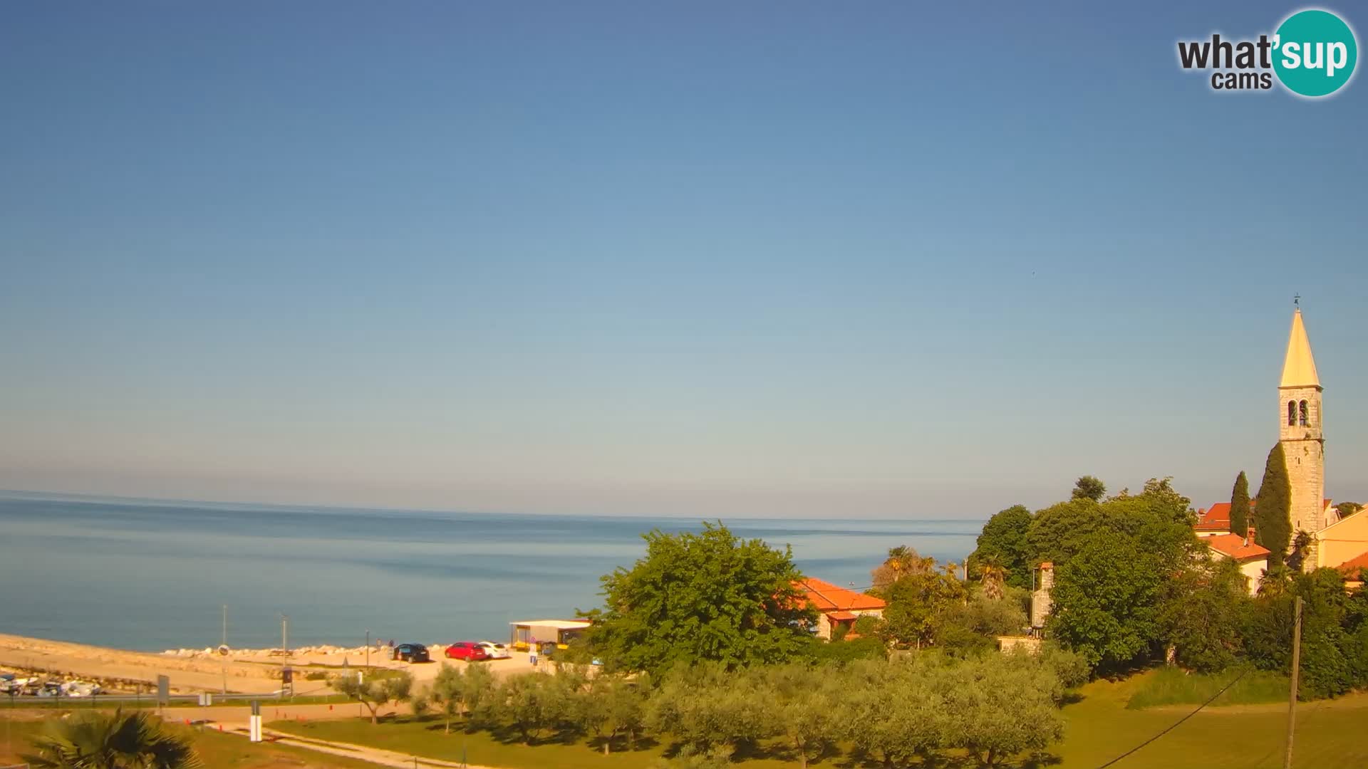 Umag spletna kamera Lovrečica – Istra – Hrvaška