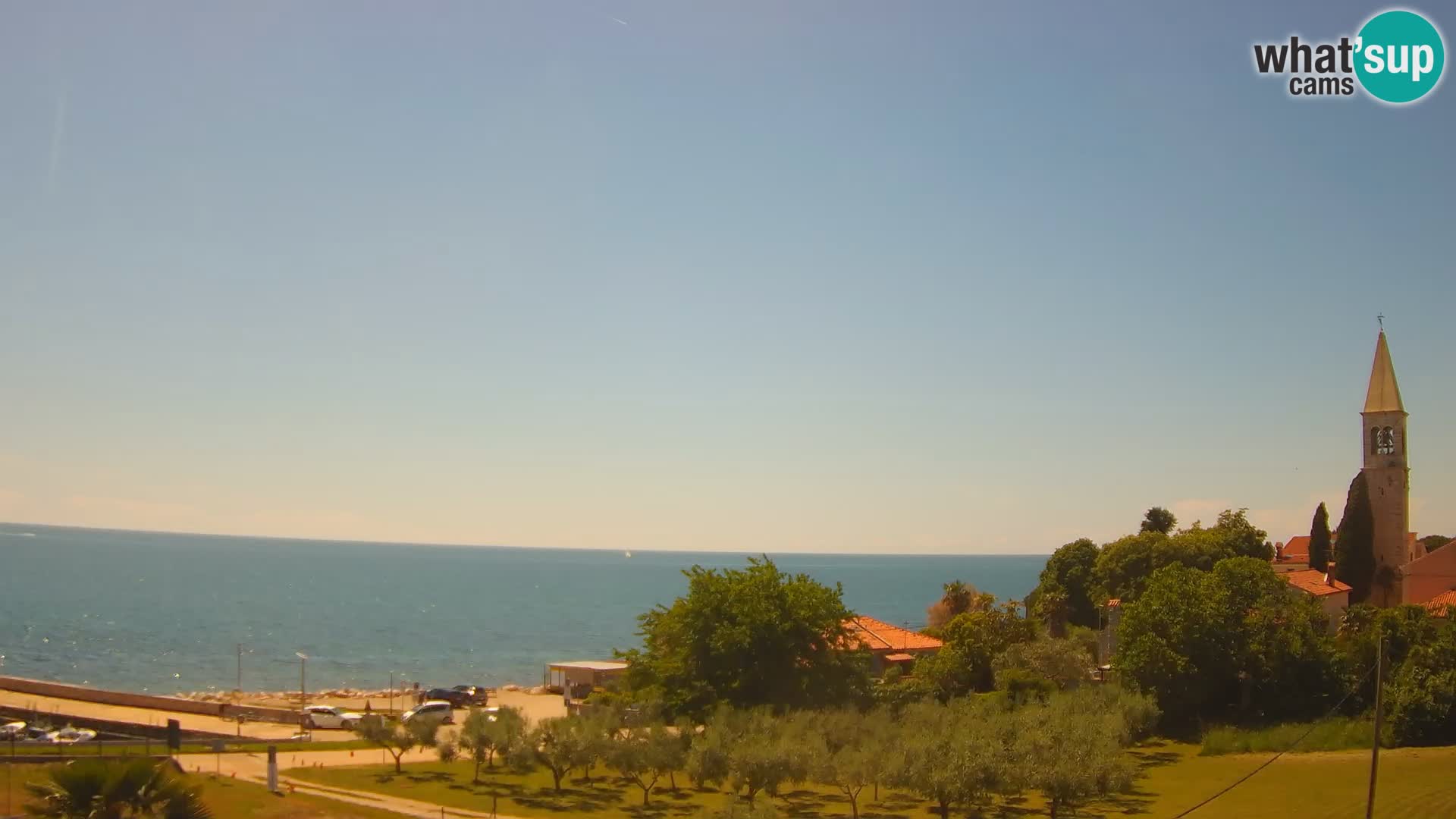 Umag Webcam uživo Lovrečica / San Lorenzo – Istra – Hrvatska