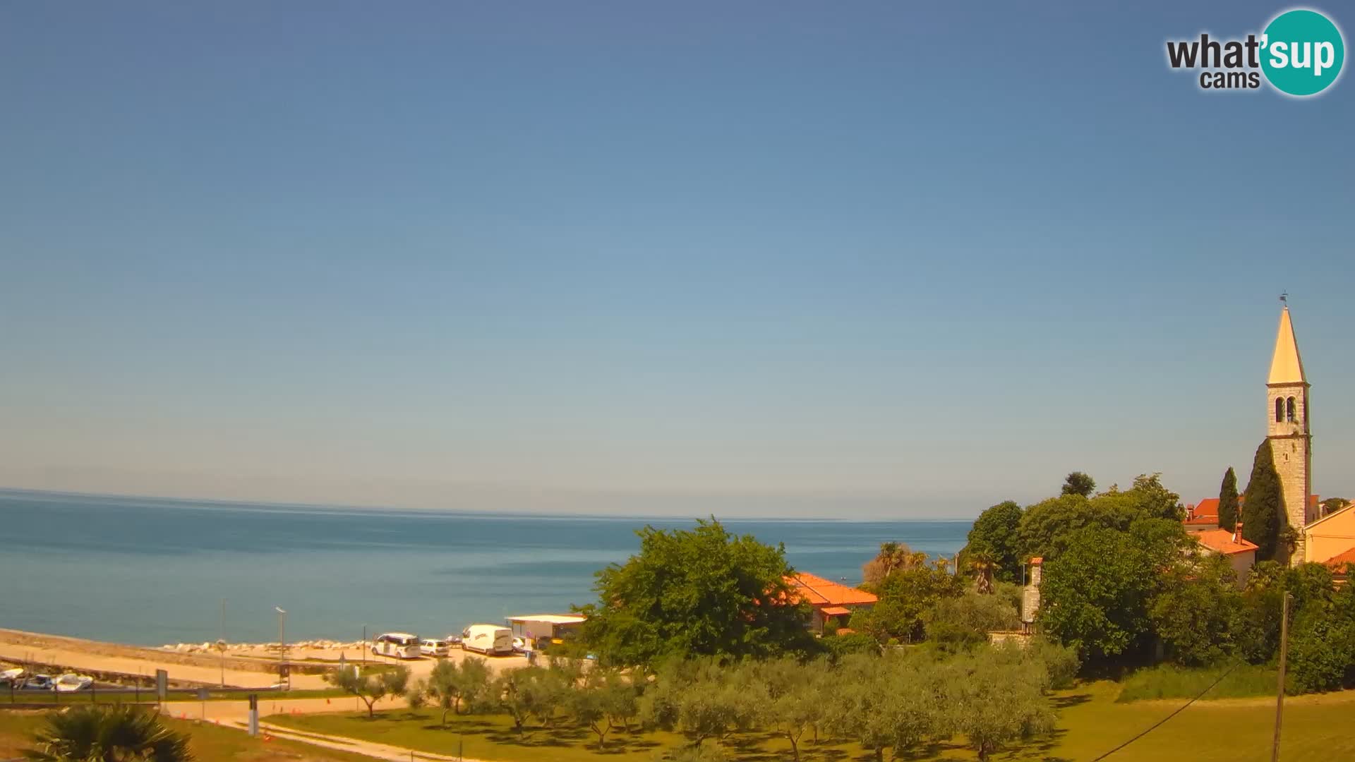 Umag Live webcam Lovrečica / San Lorenzo – Istria – Croatia