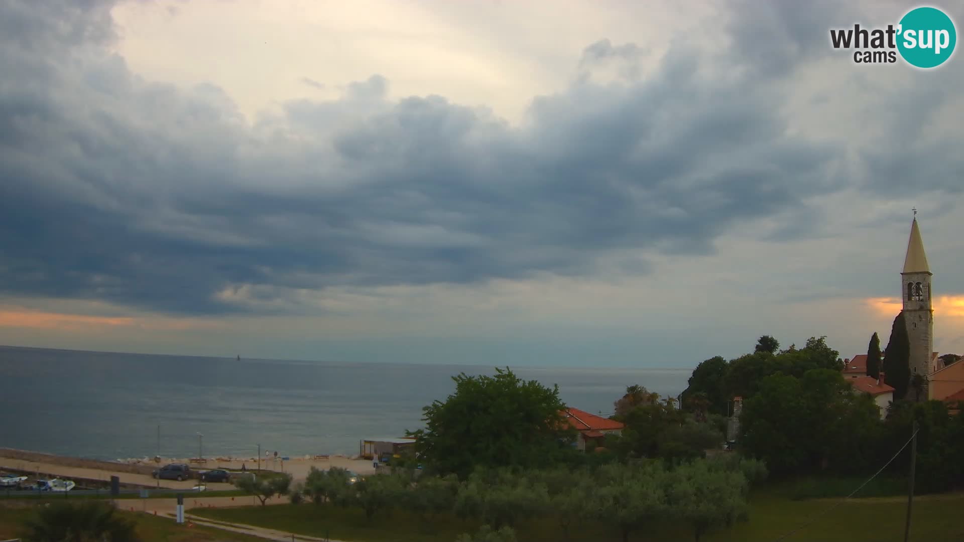 Umag Webcam en direct Lovrečica / San Lorenzo – Istrie – Croatie