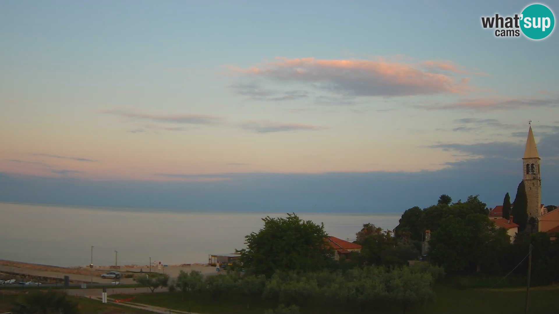 Umag Webcam uživo Lovrečica / San Lorenzo – Istra – Hrvatska
