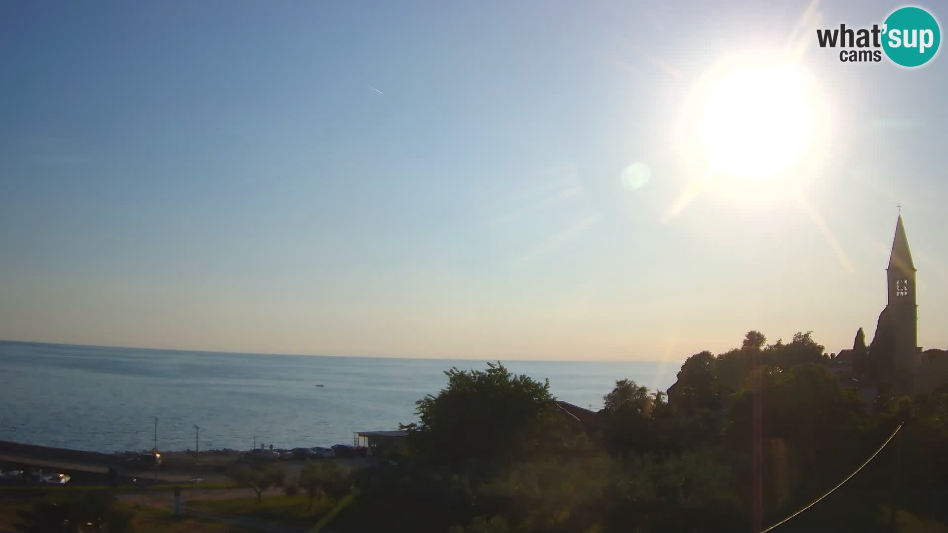 Umag Webcam en direct Lovrečica / San Lorenzo – Istrie – Croatie