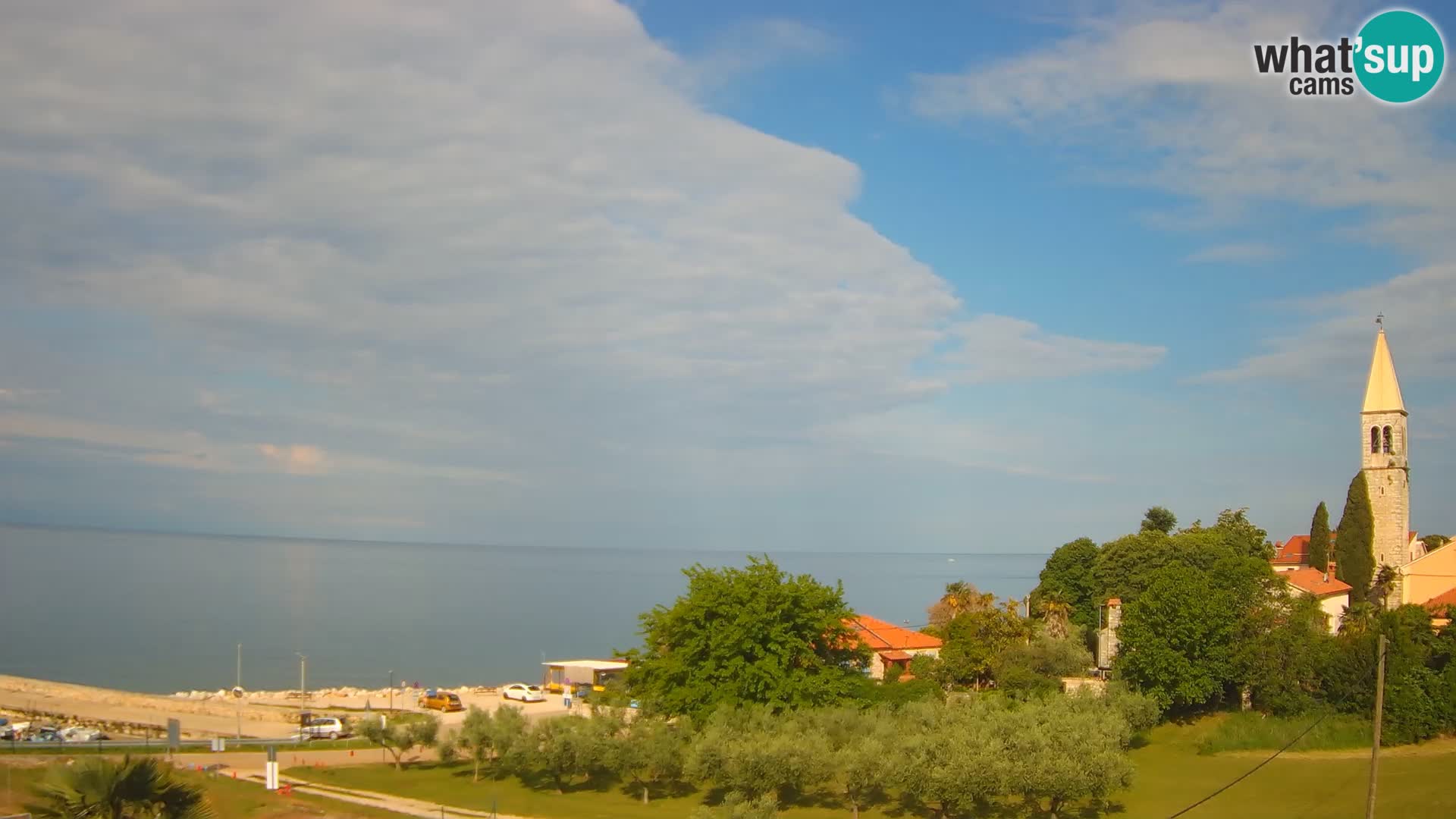 Umag Webcam en direct Lovrečica / San Lorenzo – Istrie – Croatie
