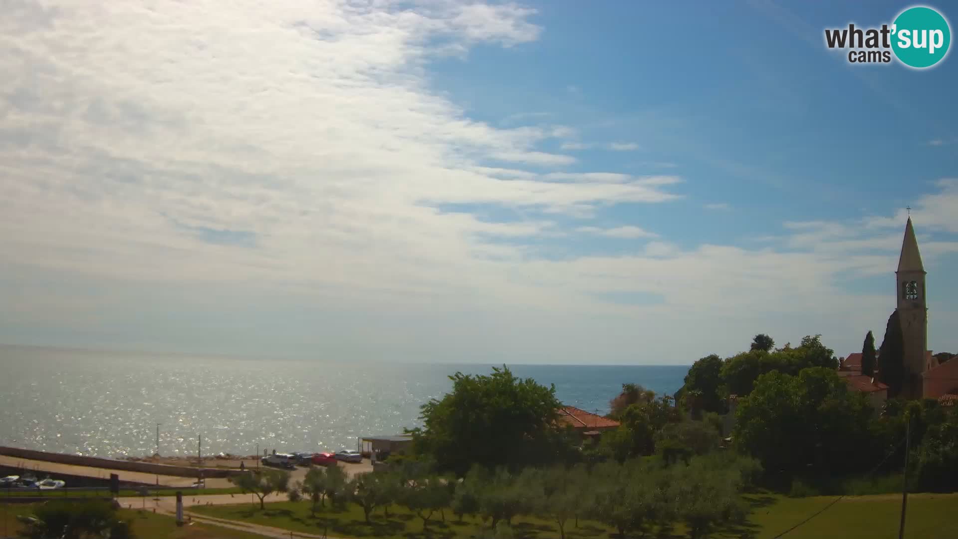 Umag Webcam uživo Lovrečica / San Lorenzo – Istra – Hrvatska