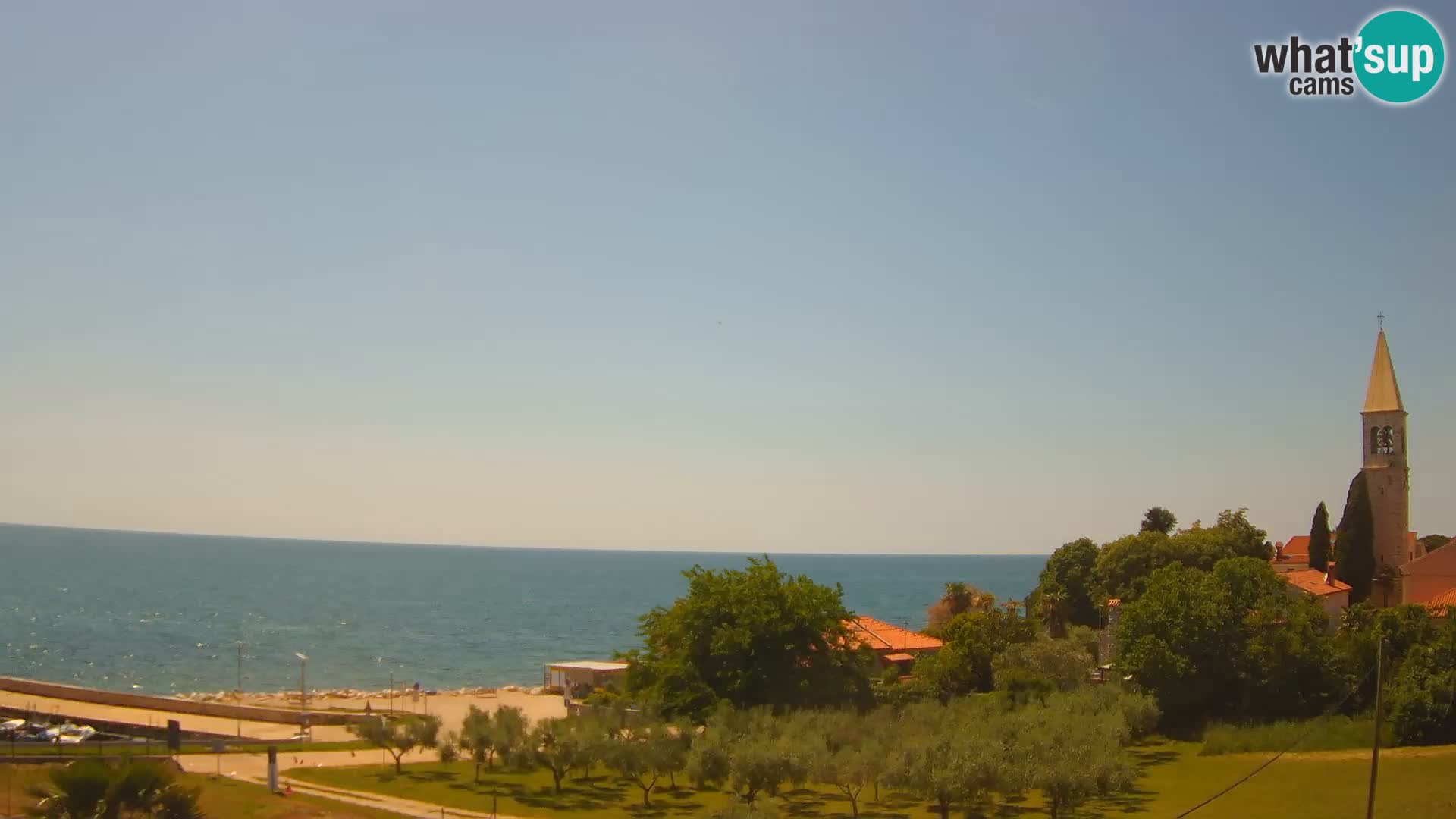 Umag Webcam uživo Lovrečica / San Lorenzo – Istra – Hrvatska