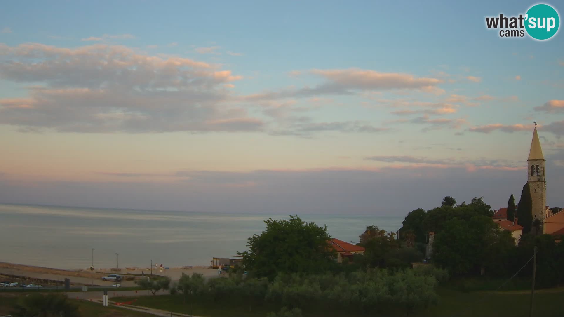 Umag Webcam uživo Lovrečica / San Lorenzo – Istra – Hrvatska